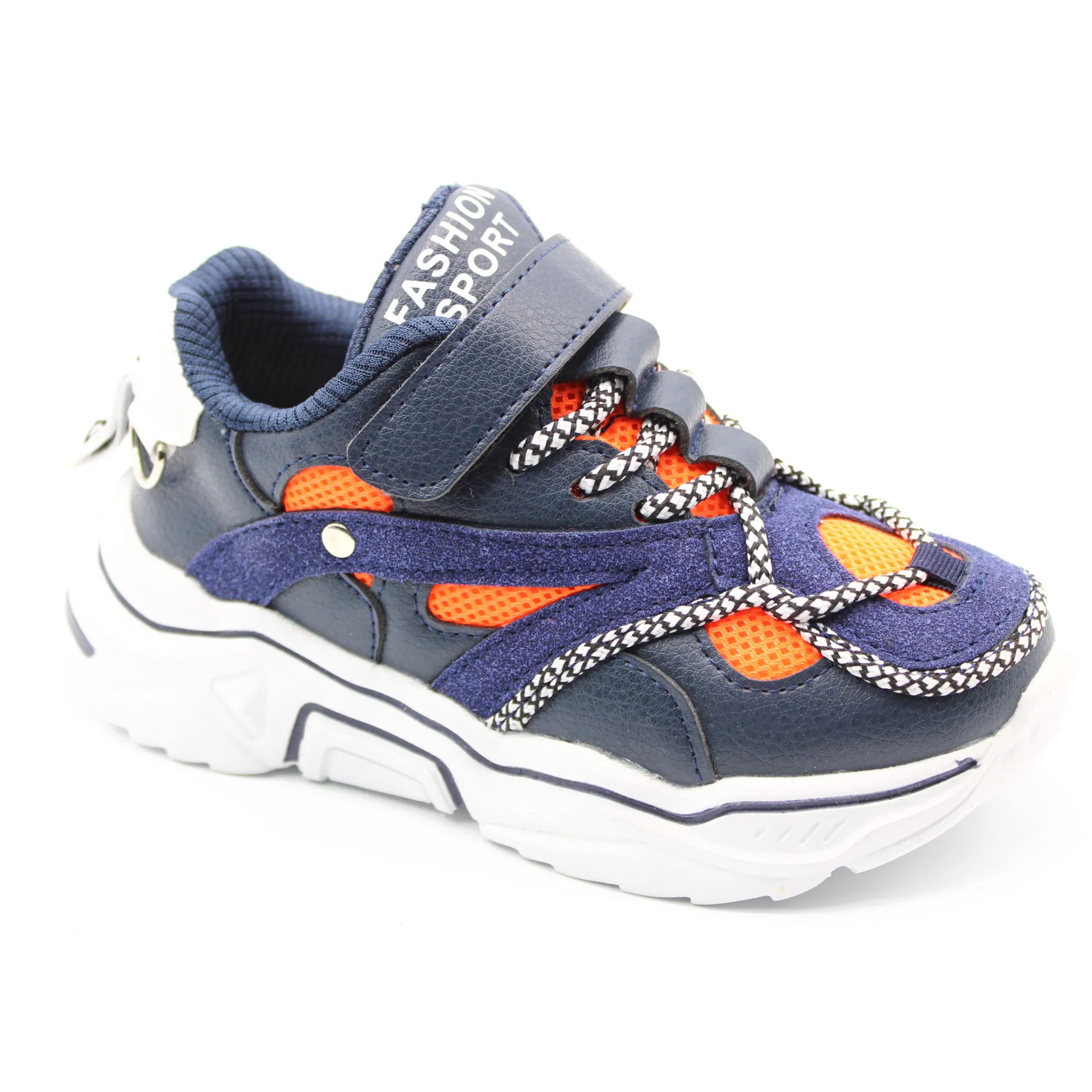 Детские весенние кроссовки синего цвета SLV BS06-41