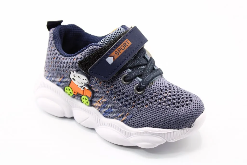 Детские весенние кроссовки синего цвета МИКАСА BS03-164