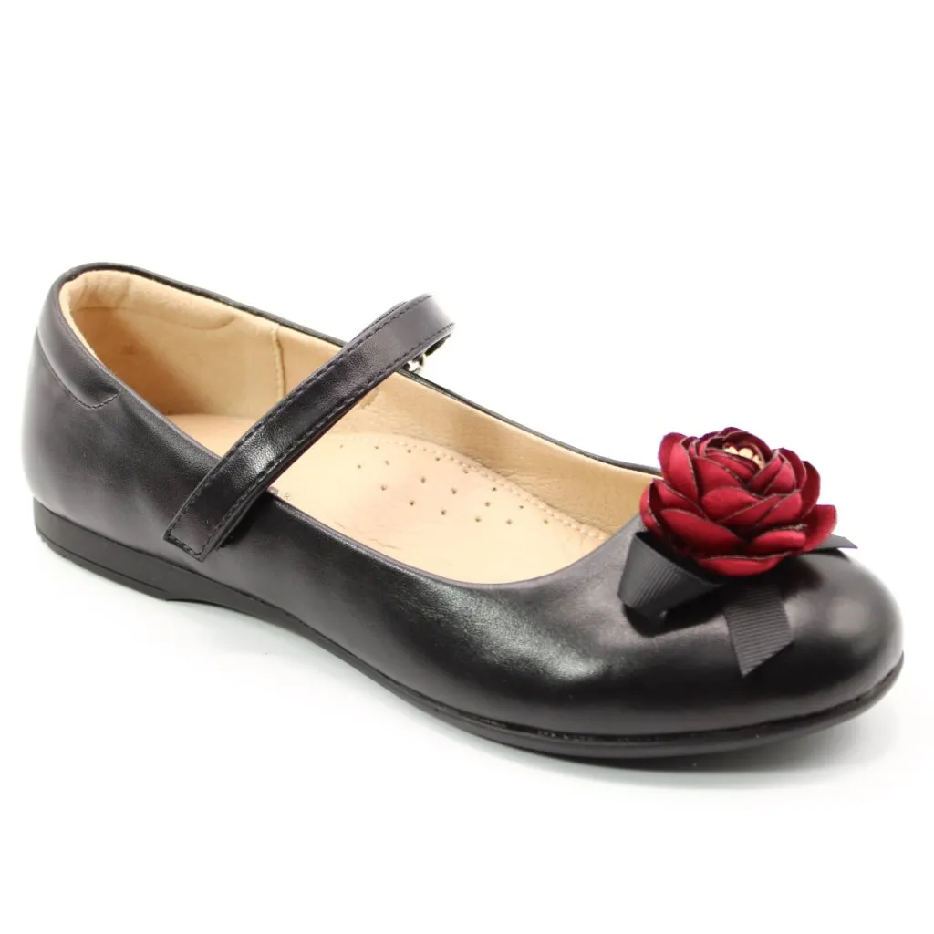Детские весенние туфли черного цвета СКАЗКА BS03-1531