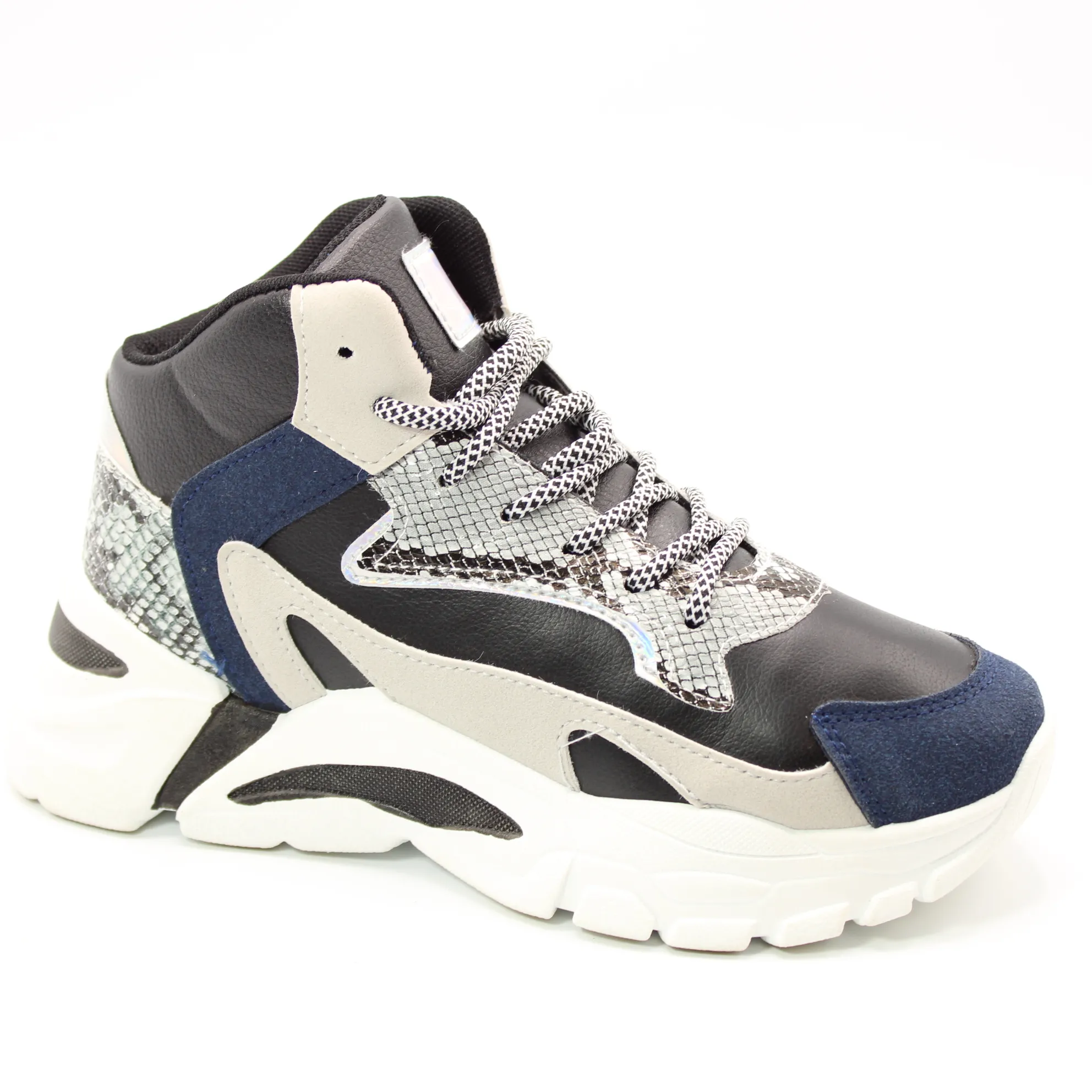 Женские весенние кроссовки черного цвета MARIO RICHI BS01-57