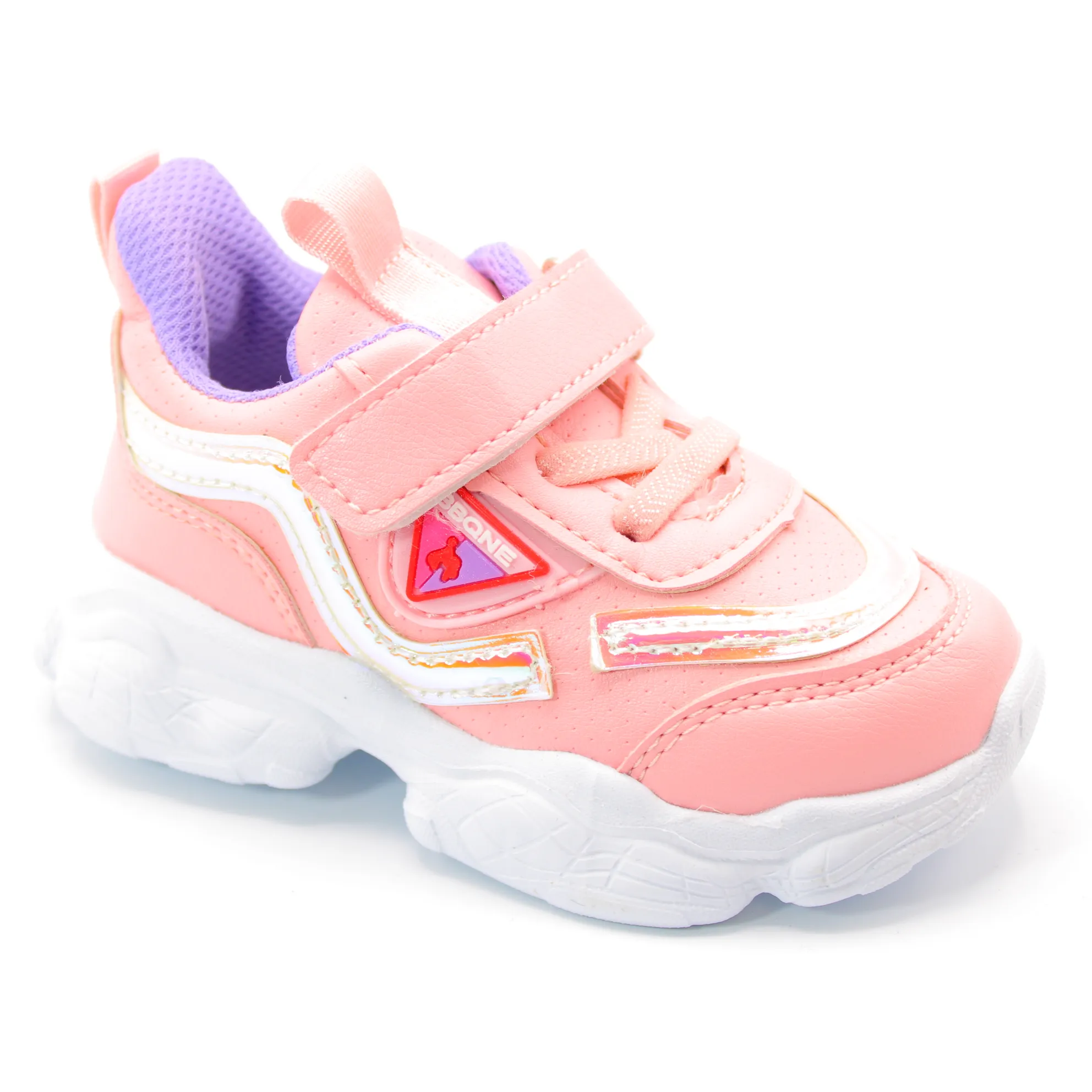 Детские весенние кроссовки розового цвета MEITESI BS06-131