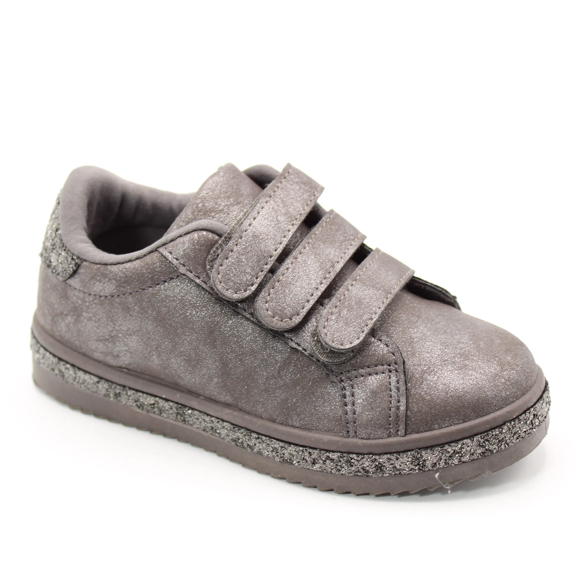 Детские весенние кроссовки серого цвета CAMIDY BS06-112