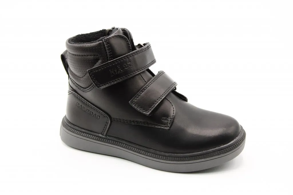 Детские весенние ботинки черного цвета СКАЗКА BS03-841