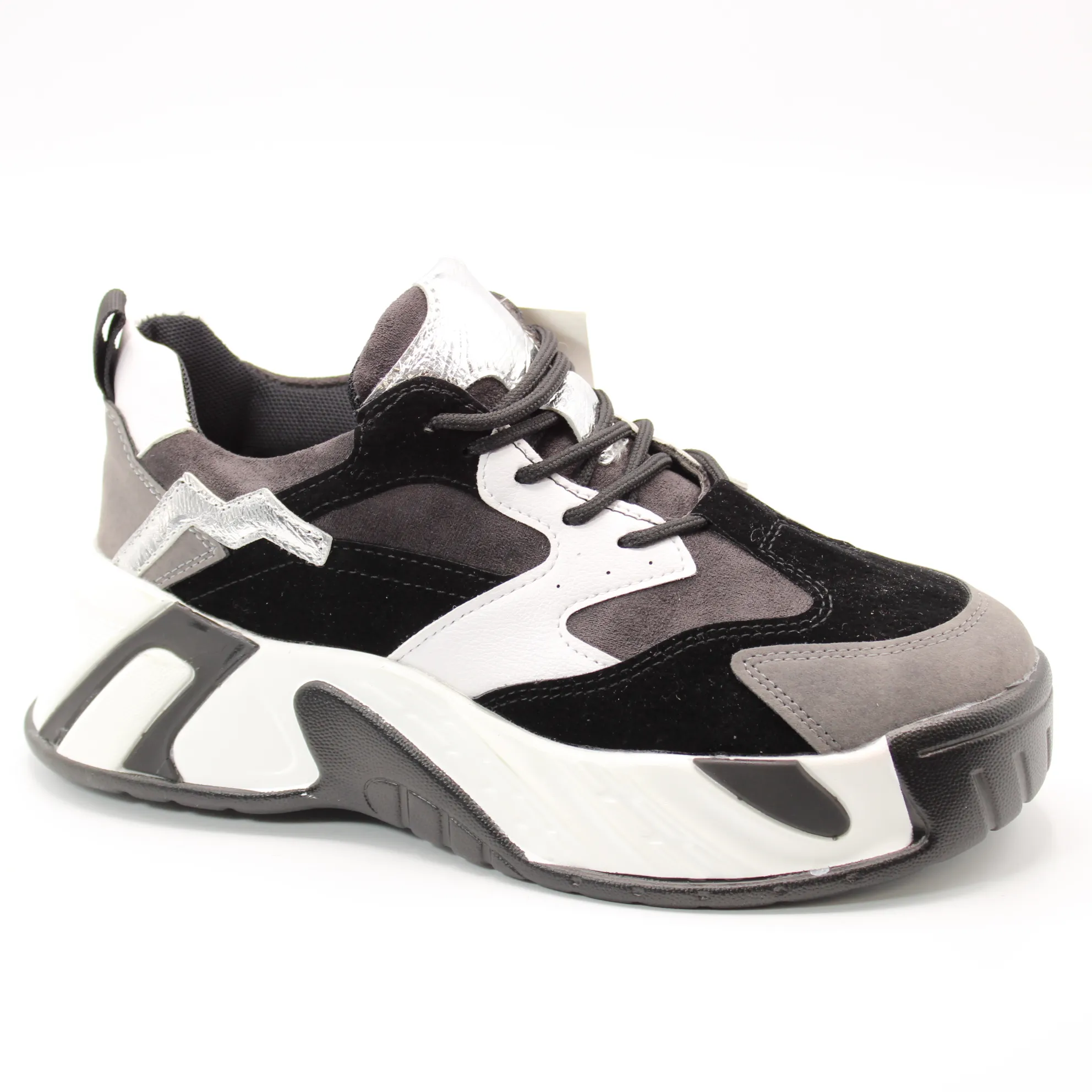 Женские весенние кроссовки серого цвета EIFFELINA BS01-187