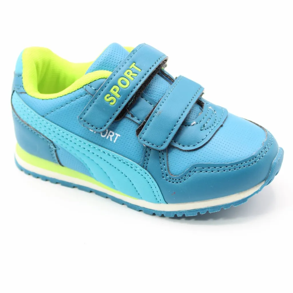 Детские весенние кроссовки голубого цвета МИКАСА BS03-651