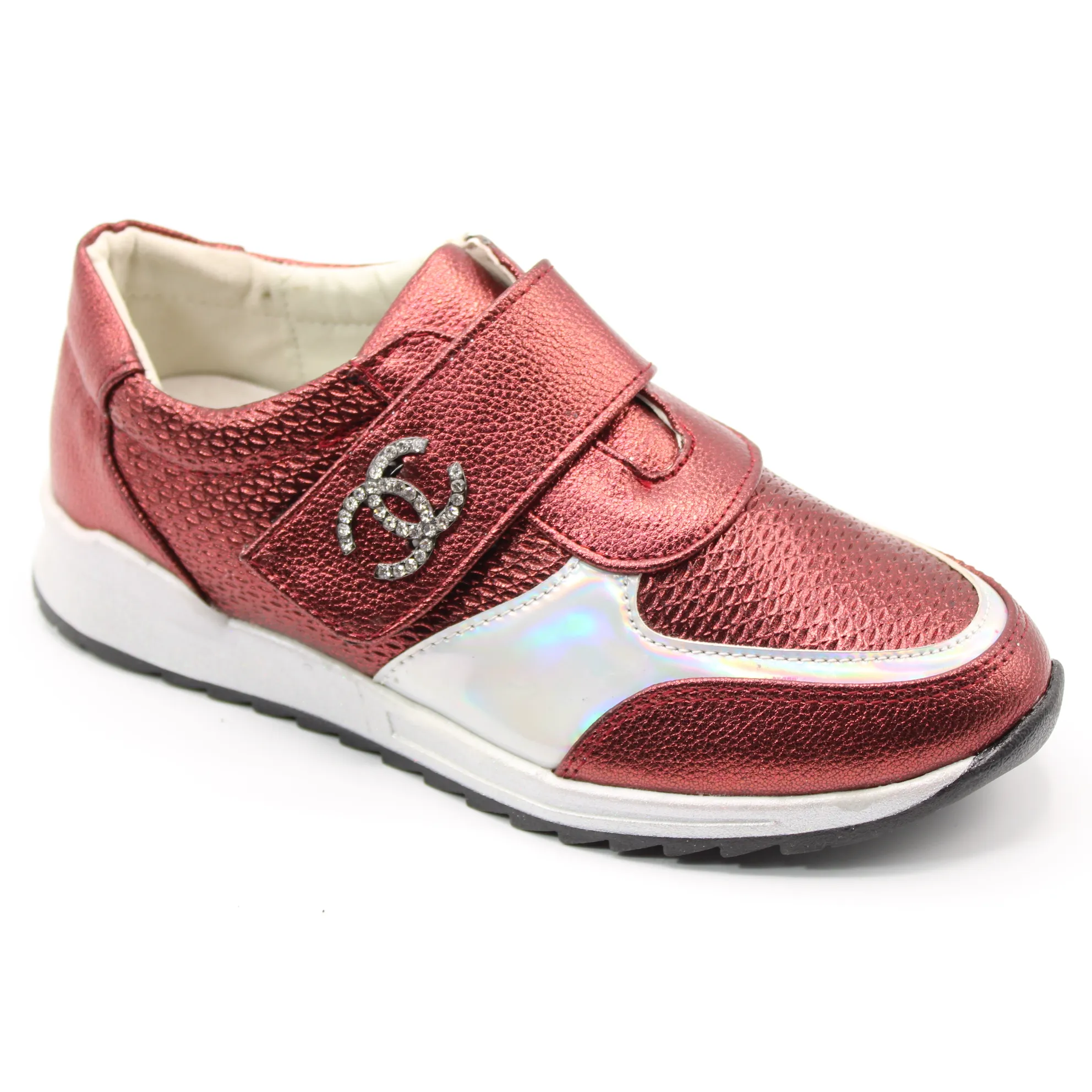 Детские весенние кроссовки бордового цвета МИКАСА BS03-941