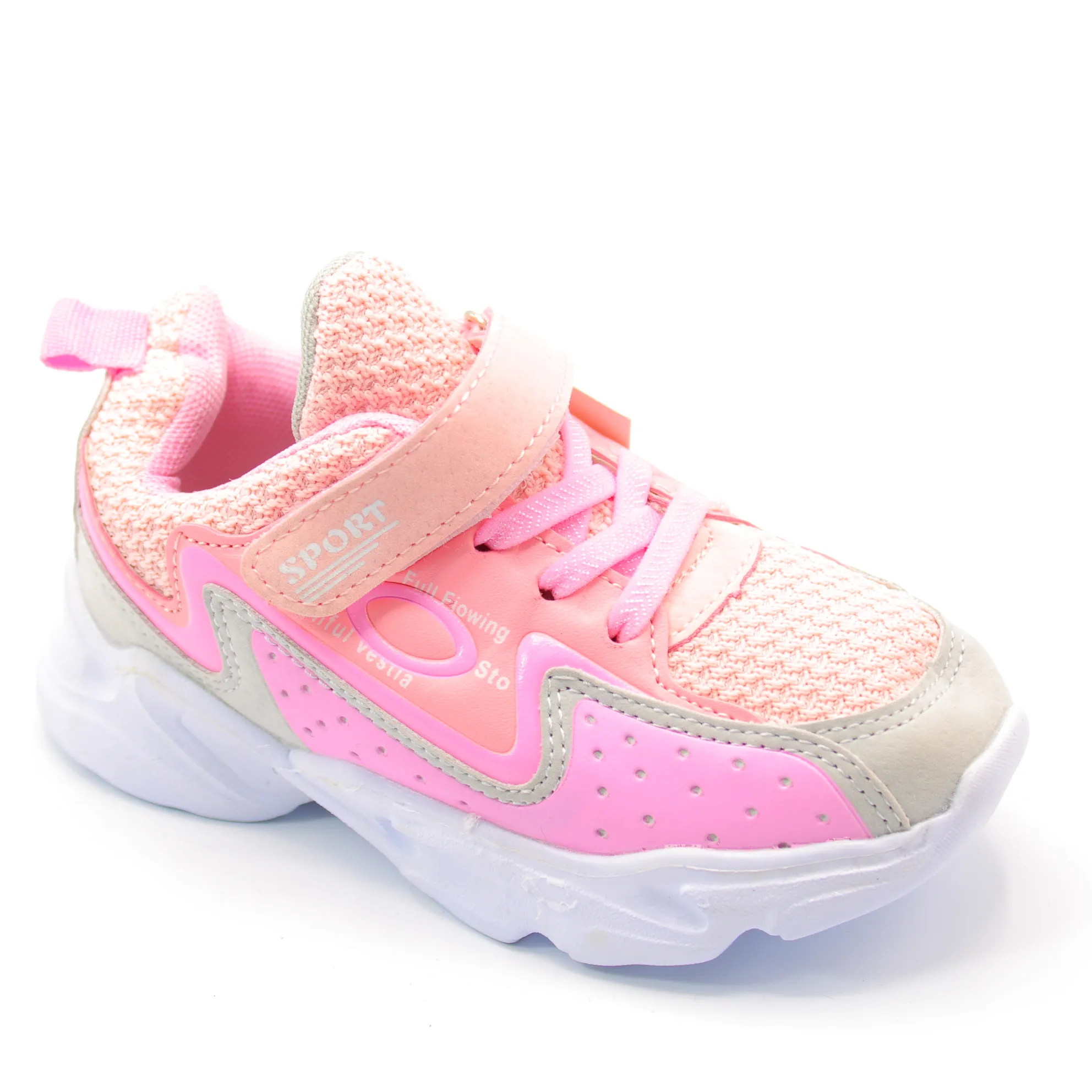 Детские весенние кроссовки розового цвета МИКАСА BS03-2097