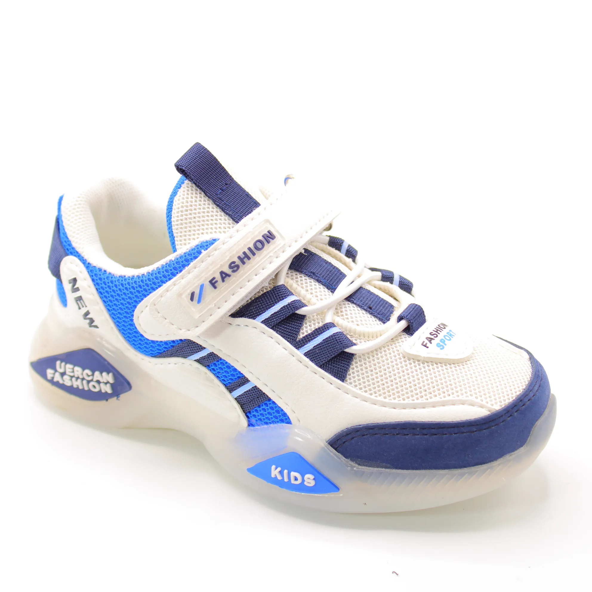 Детские весенние кроссовки белого цвета B&G BS03-2121