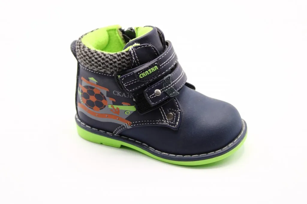 Детские весенние ботинки синего цвета СКАЗКА BS03-287