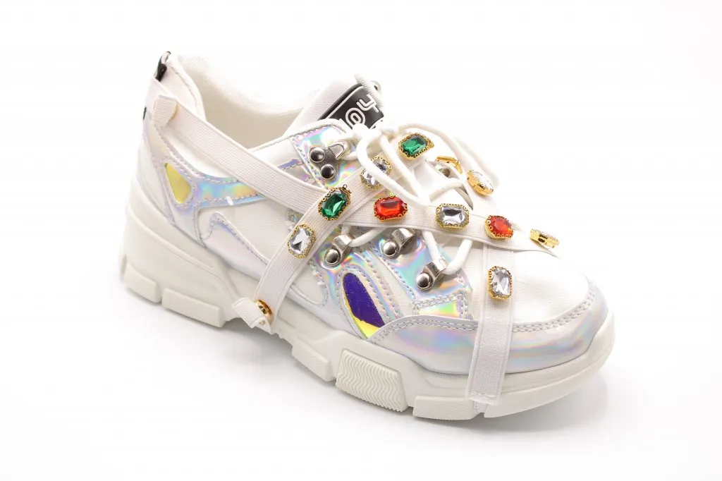 Женские летние кроссовки белого цвета MARIO RICHI BS02-2301