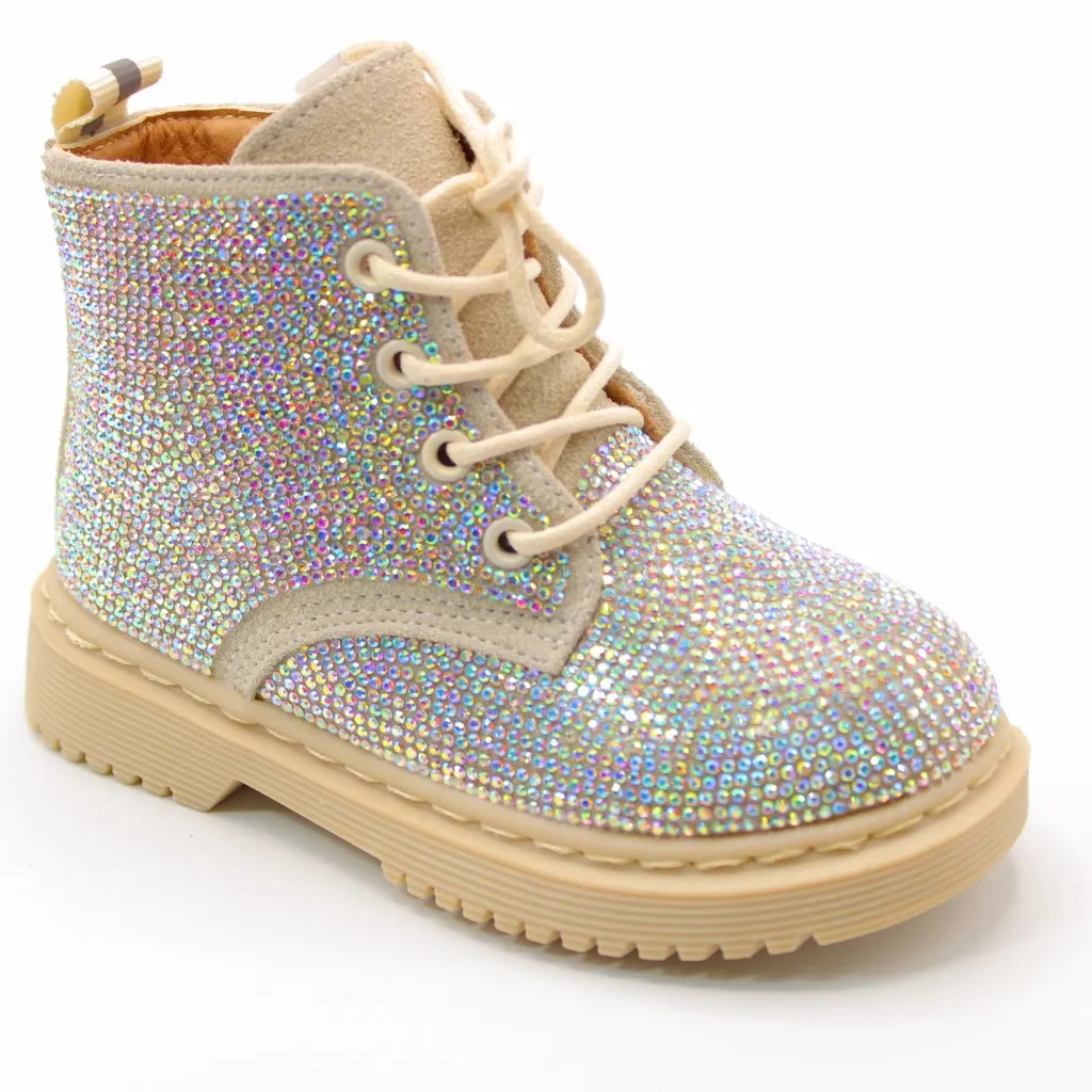 Детские весенние ботинки бежевого цвета КАПИТОШКА BS06-31