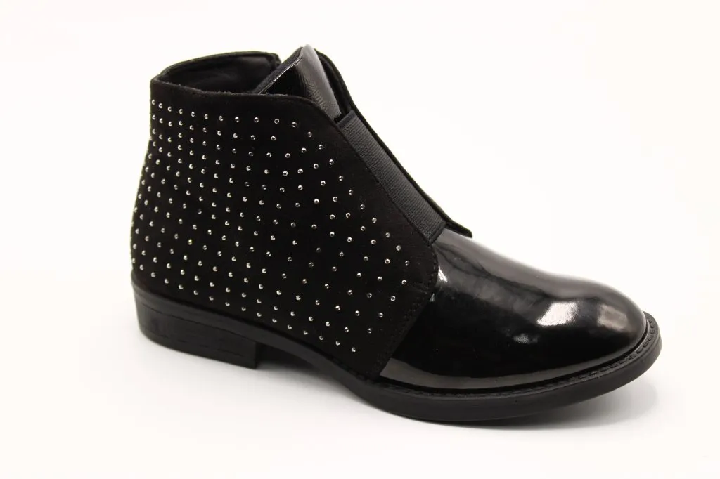 Детские весенние ботинки черного цвета СКАЗКА BS03-781