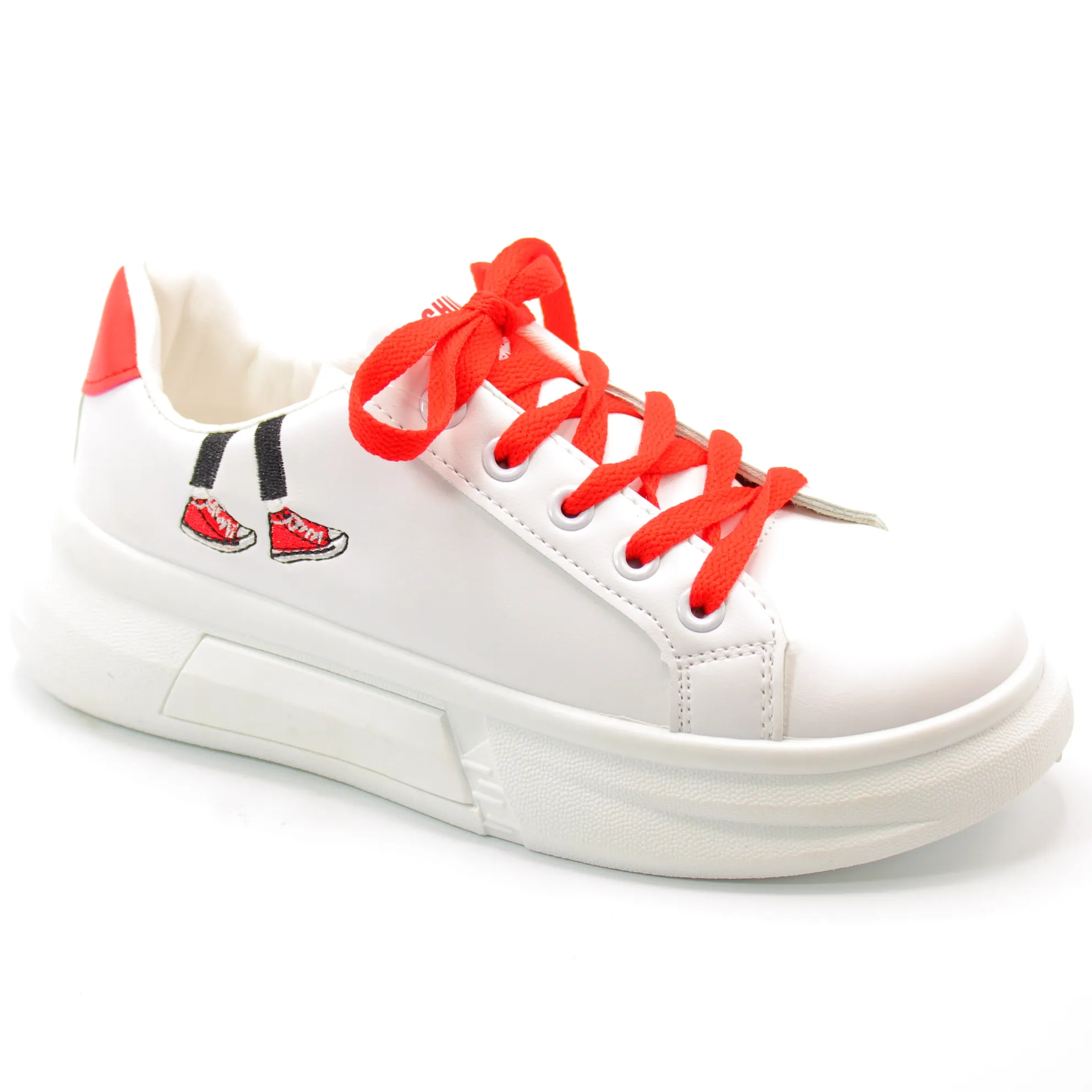 Женские весенние кроссовки белого цвета OMASKA BS01-76