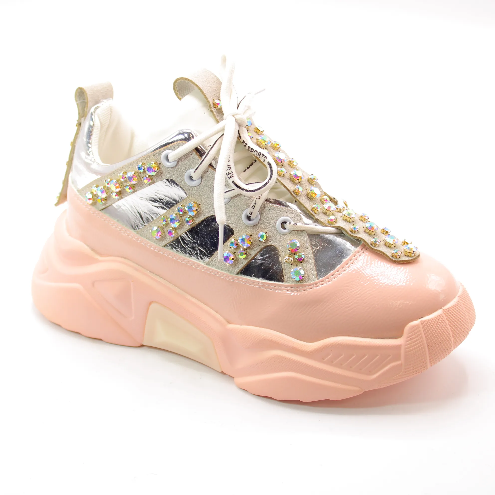 Женские весенние кроссовки розового цвета BOTTICO BS01-365