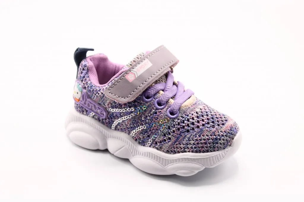 Детские летние кроссовки сиреневого цвета МИКАСА BS03-93