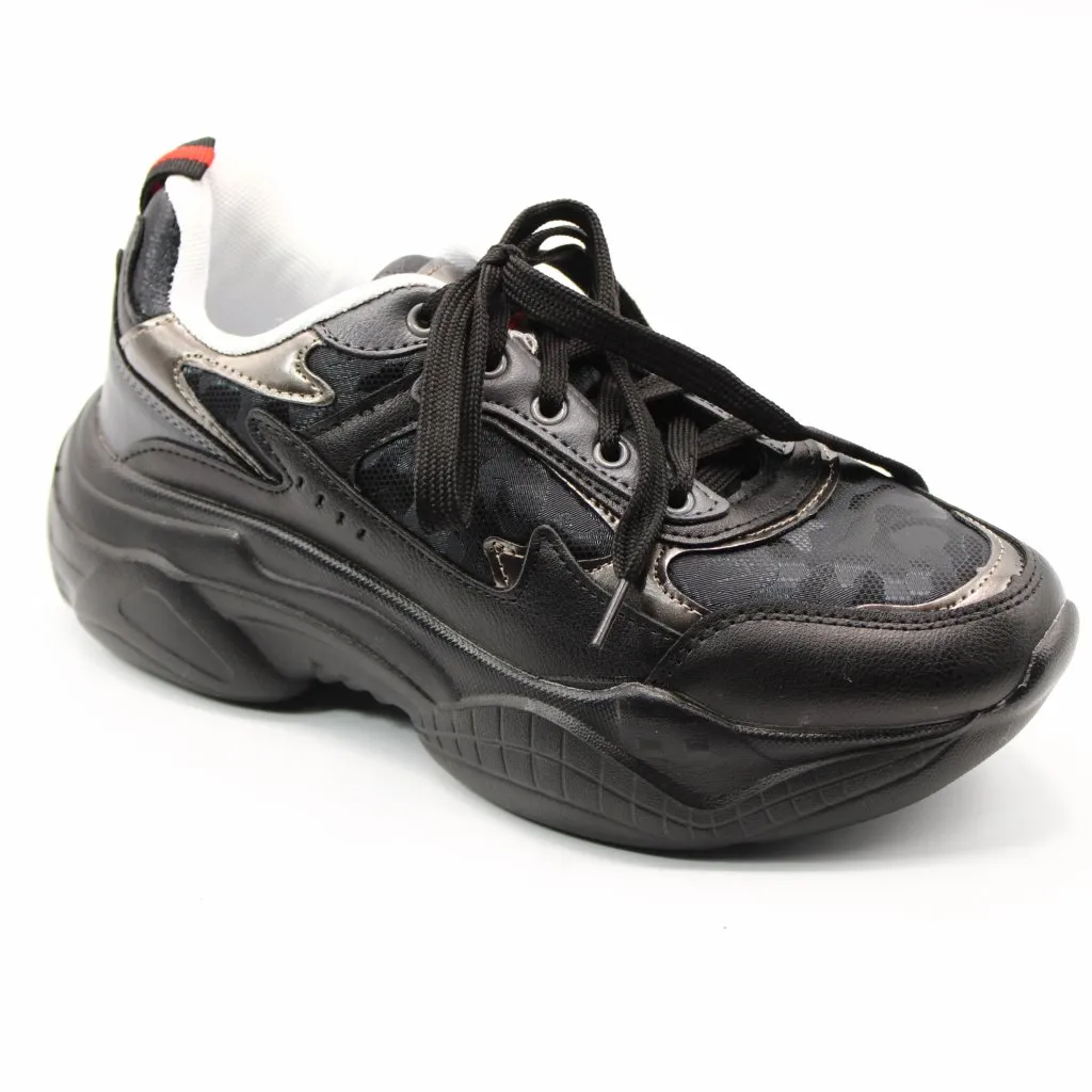 Женские весенние кроссовки черного цвета SAIJUN BS06-12