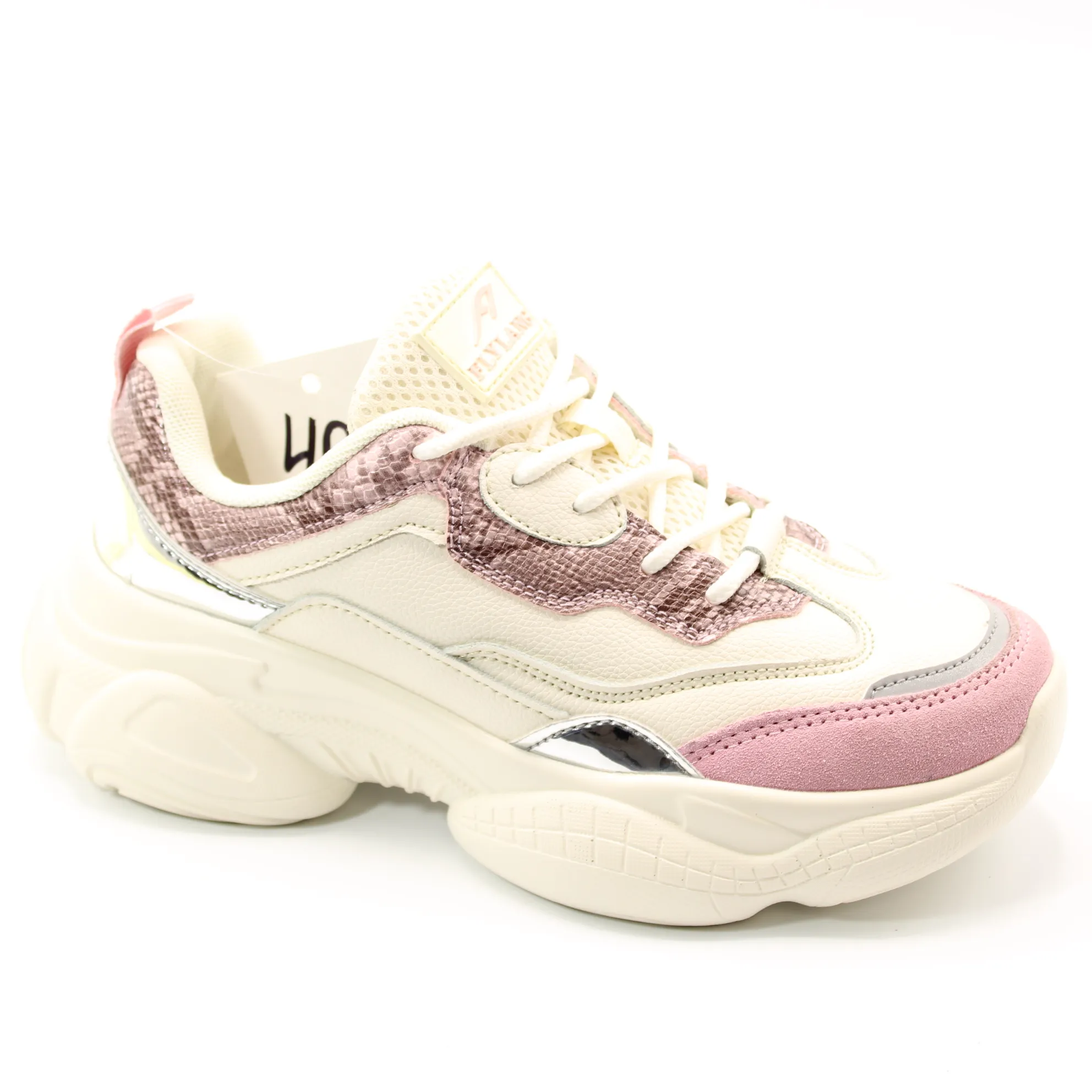 Женские весенние кроссовки бежевого цвета FEI LANG BS01-83