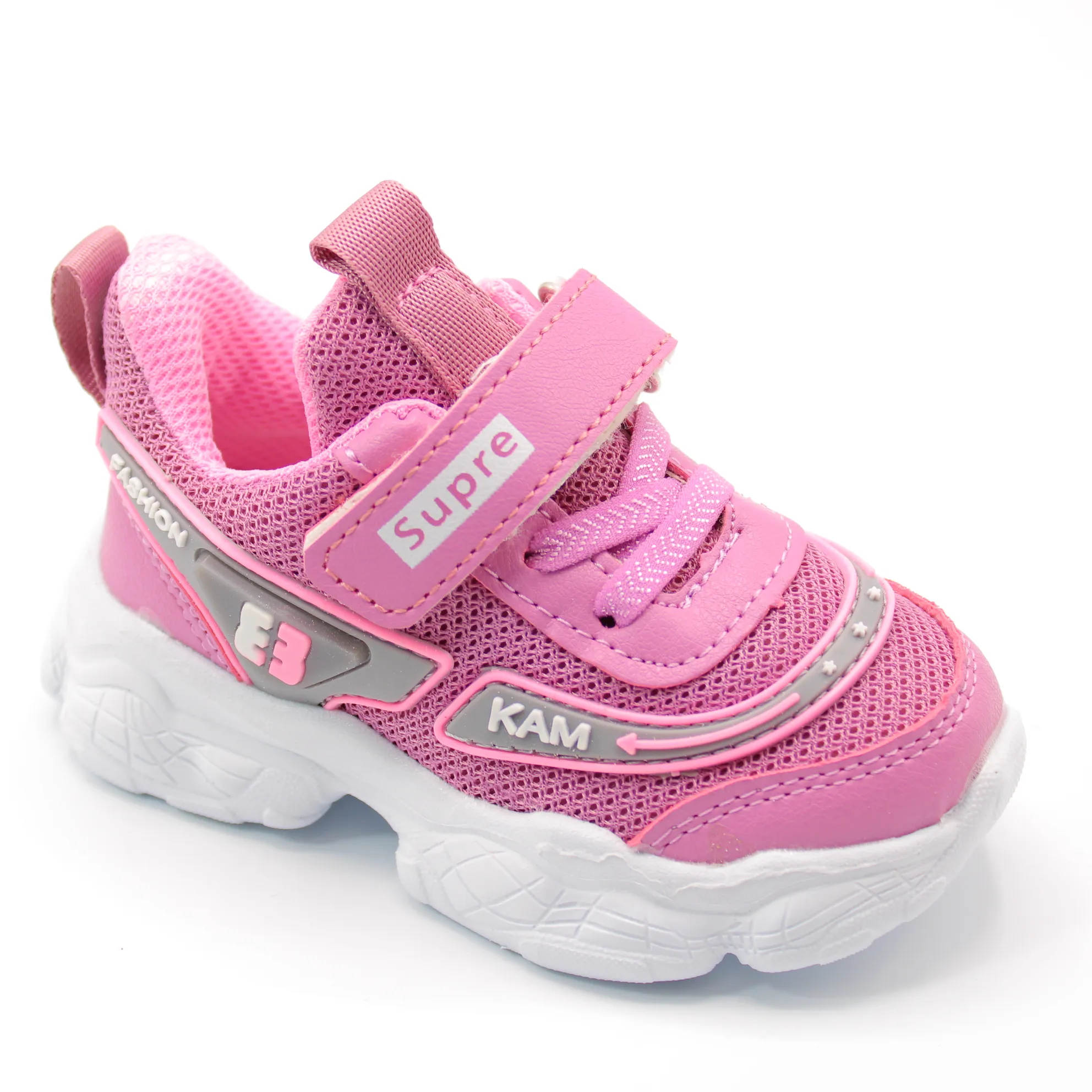 Детские весенние кроссовки розового цвета MEITESI BS06-83