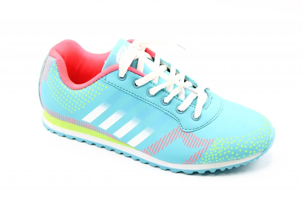 Женские весенние кроссовки бирюзового цвета GEILIFEN BS02-4039