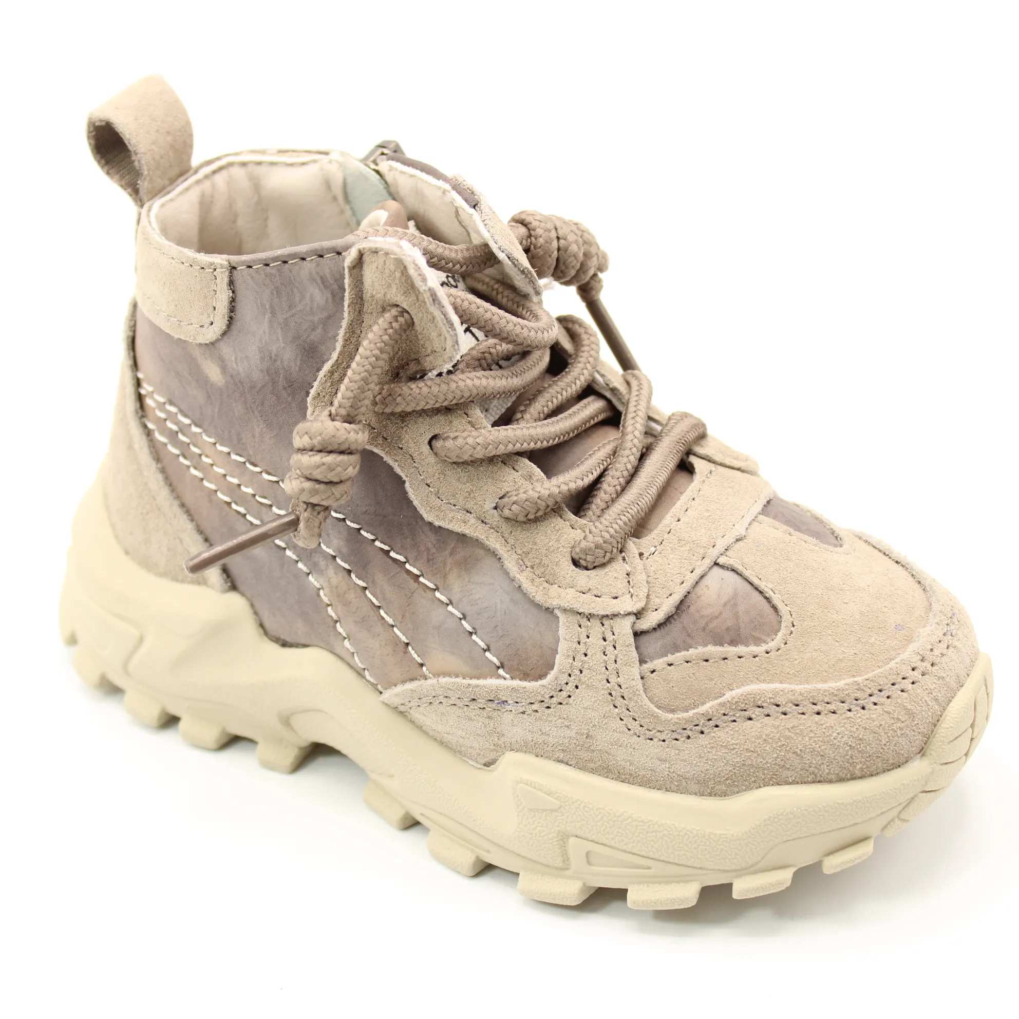 Детские весенние кроссовки коричневого цвета КАПИТОШКА BS03-2063