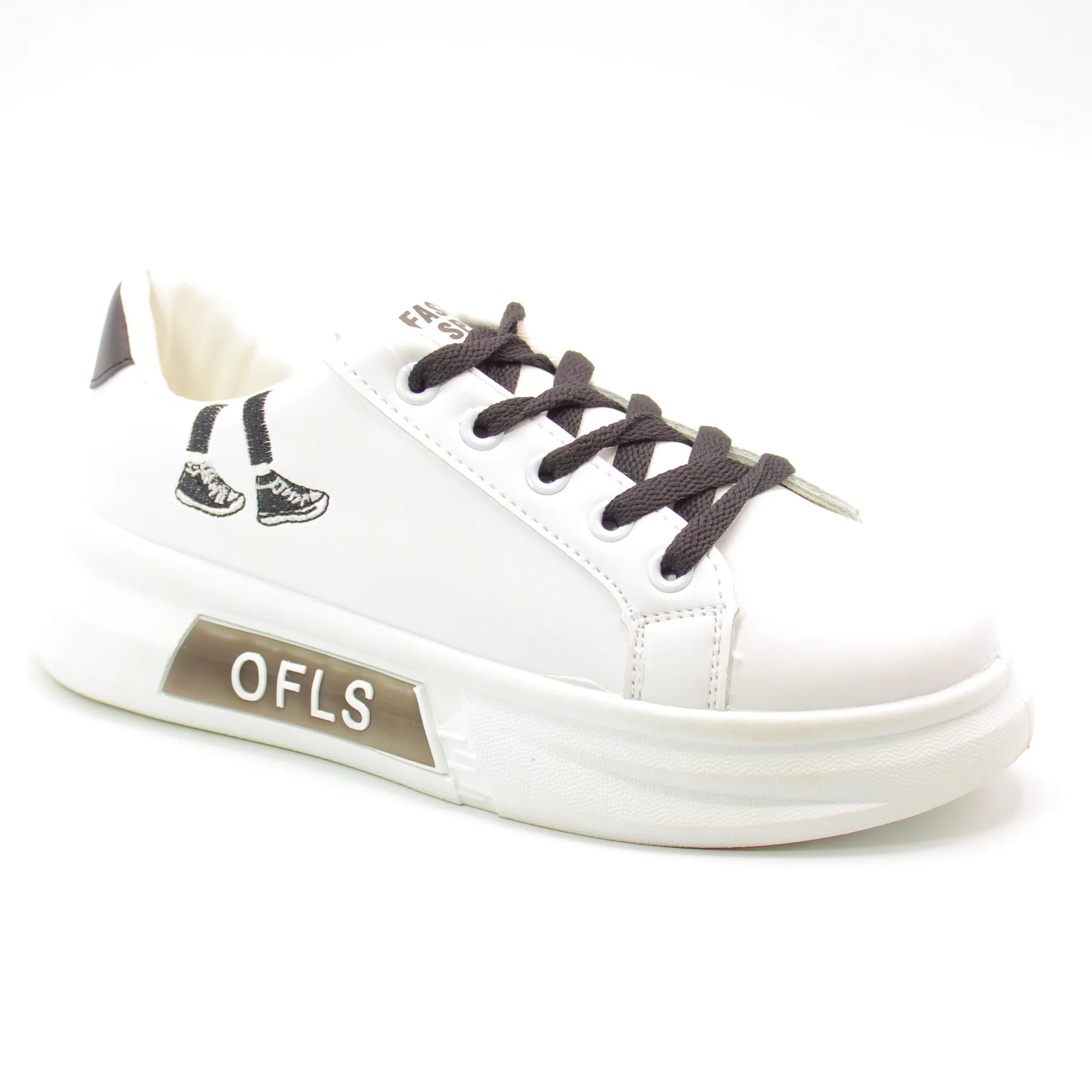 Женские весенние кроссовки белого цвета OMASKA BS01-345