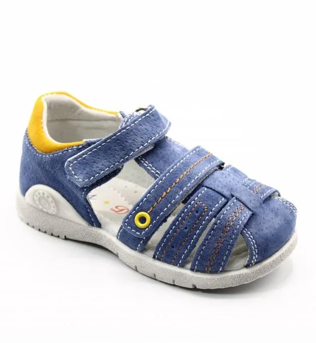 Детские весенние босоножки синего цвета М+Д BS03-22