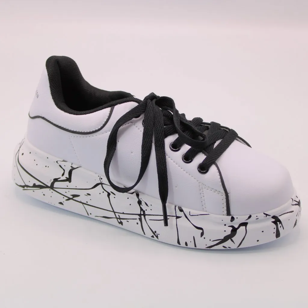 Женские весенние кроссовки белого цвета ALEXANDER MCQUEEN BS02-577