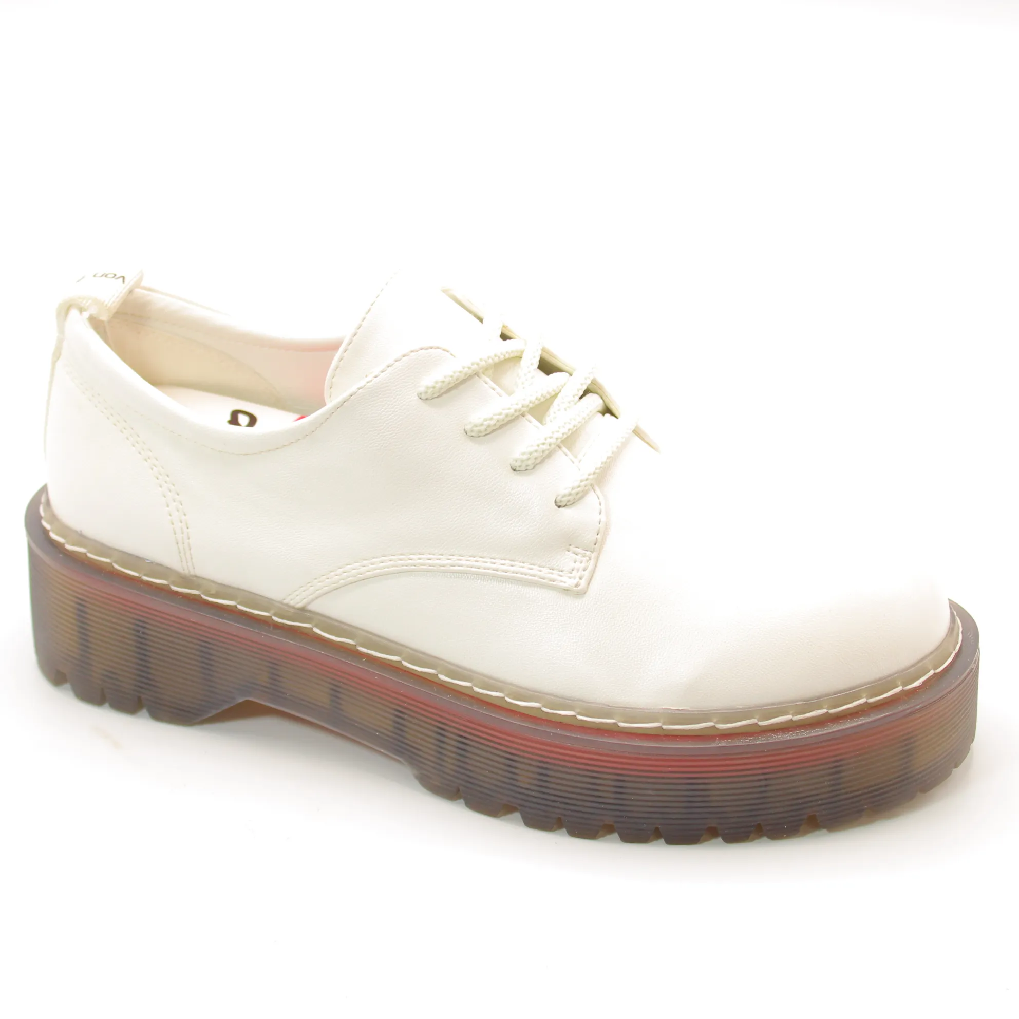 Женские весенние туфли белого цвета ADMLIS BS01-116