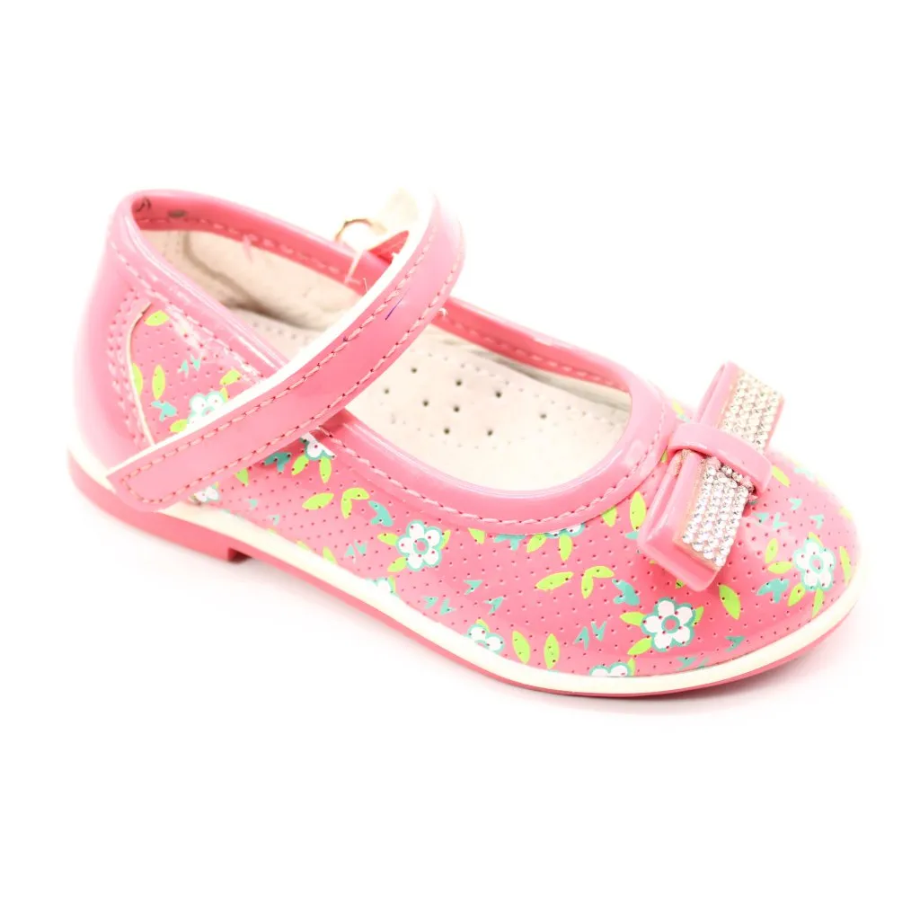 Детские весенние туфли розового цвета YTOP BS03-539