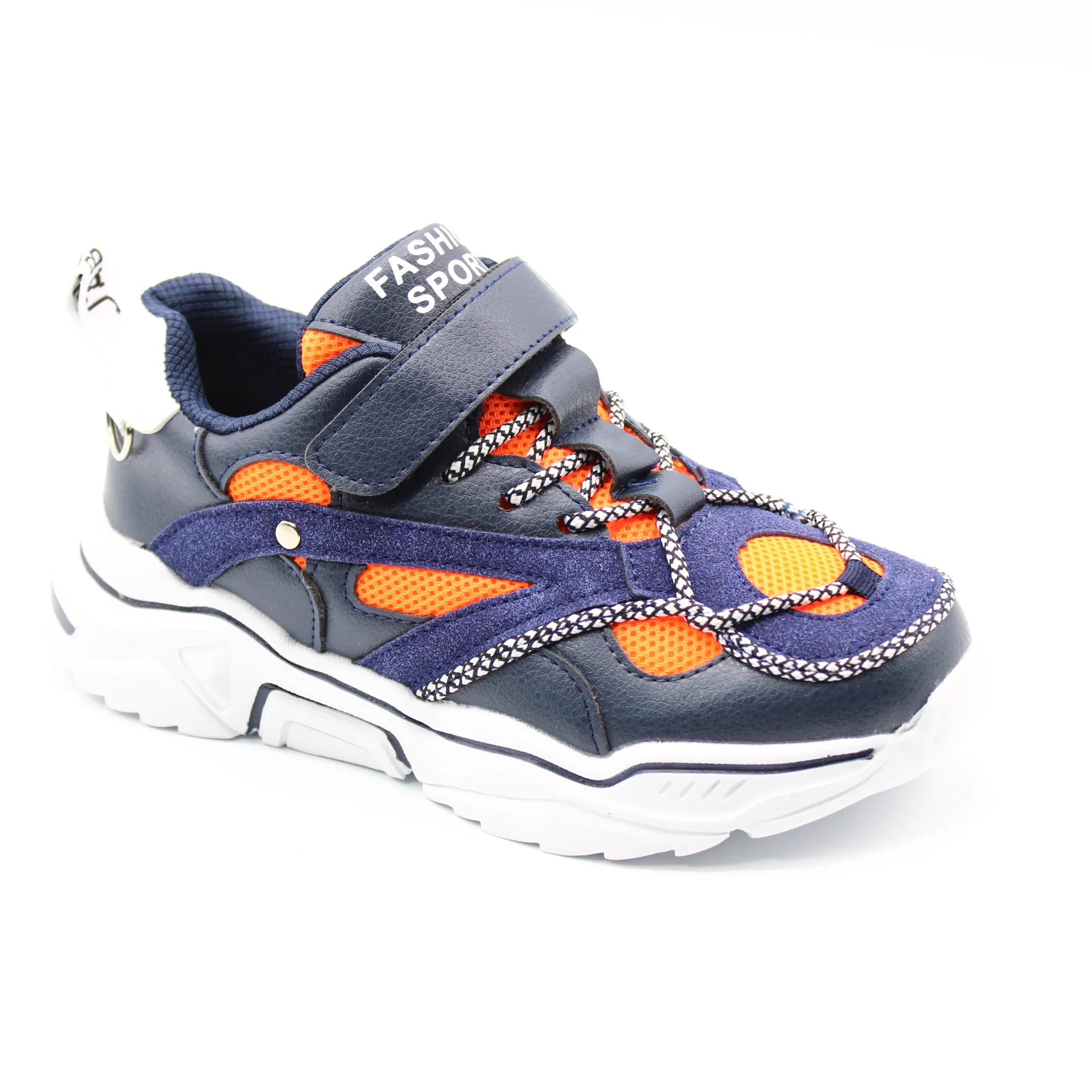 Детские весенние кроссовки синего цвета SLV BS03-2032