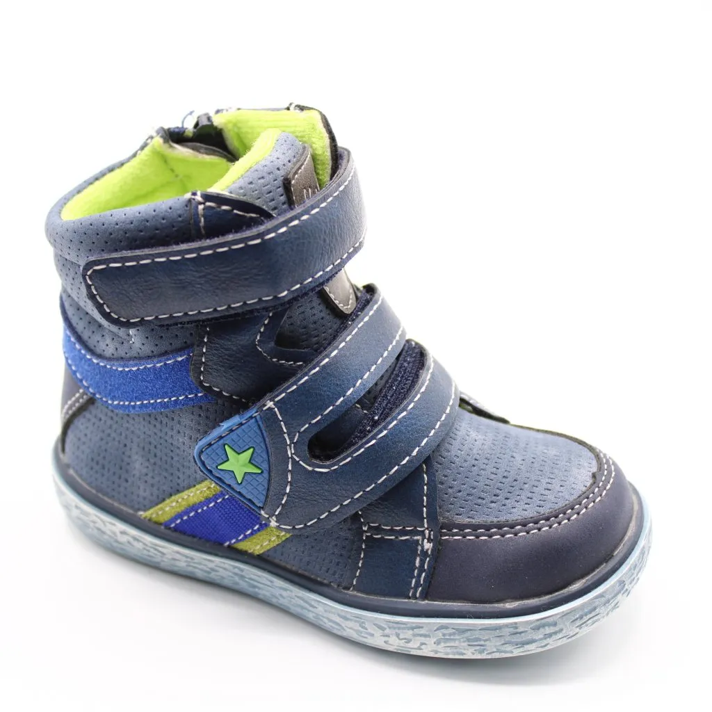 Детские весенние ботинки синего цвета М+Д BS03-478