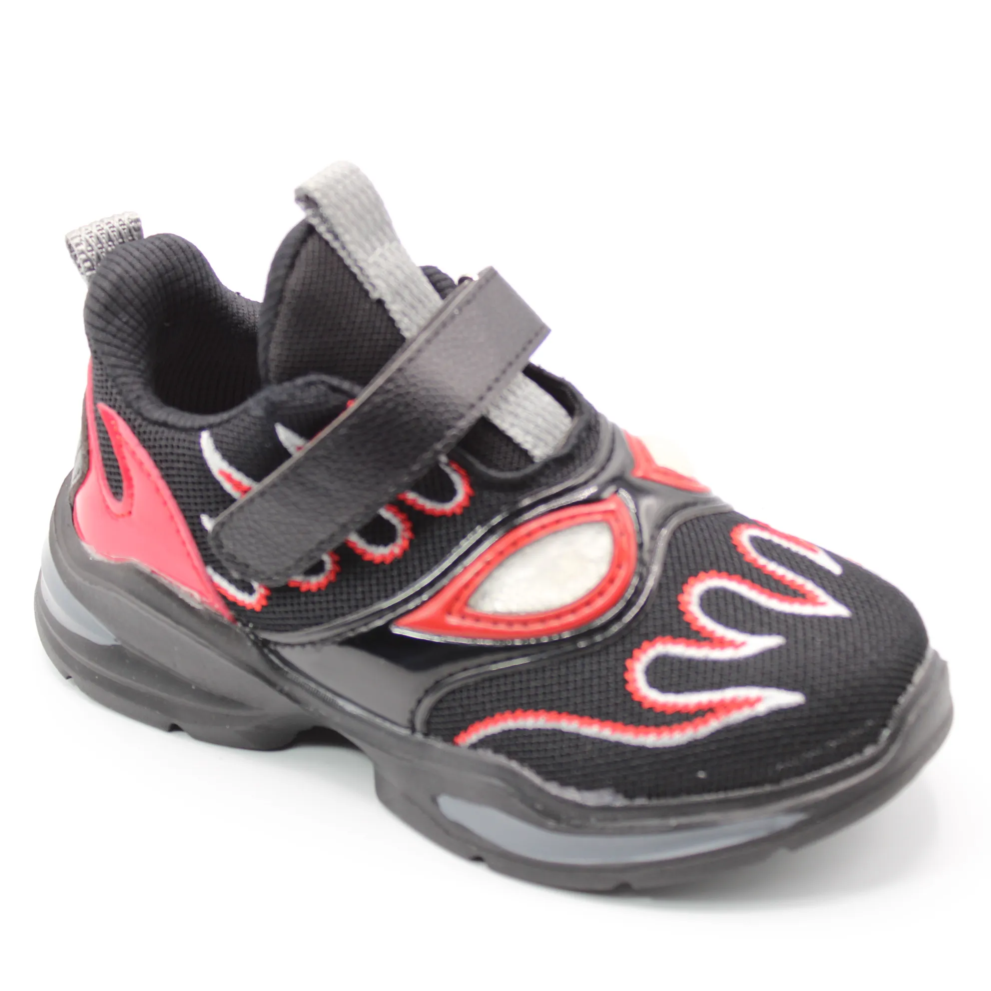 Детские весенние кроссовки черного цвета SLV BS03-2071