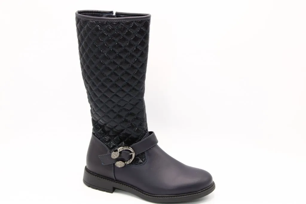 Детские осенние сапоги черного цвета СКАЗКА BS03-847