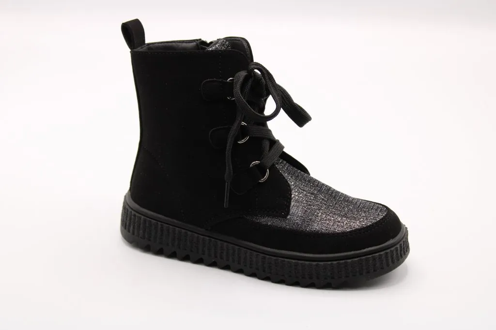 Детские весенние ботинки черного цвета СКАЗКА BS03-838