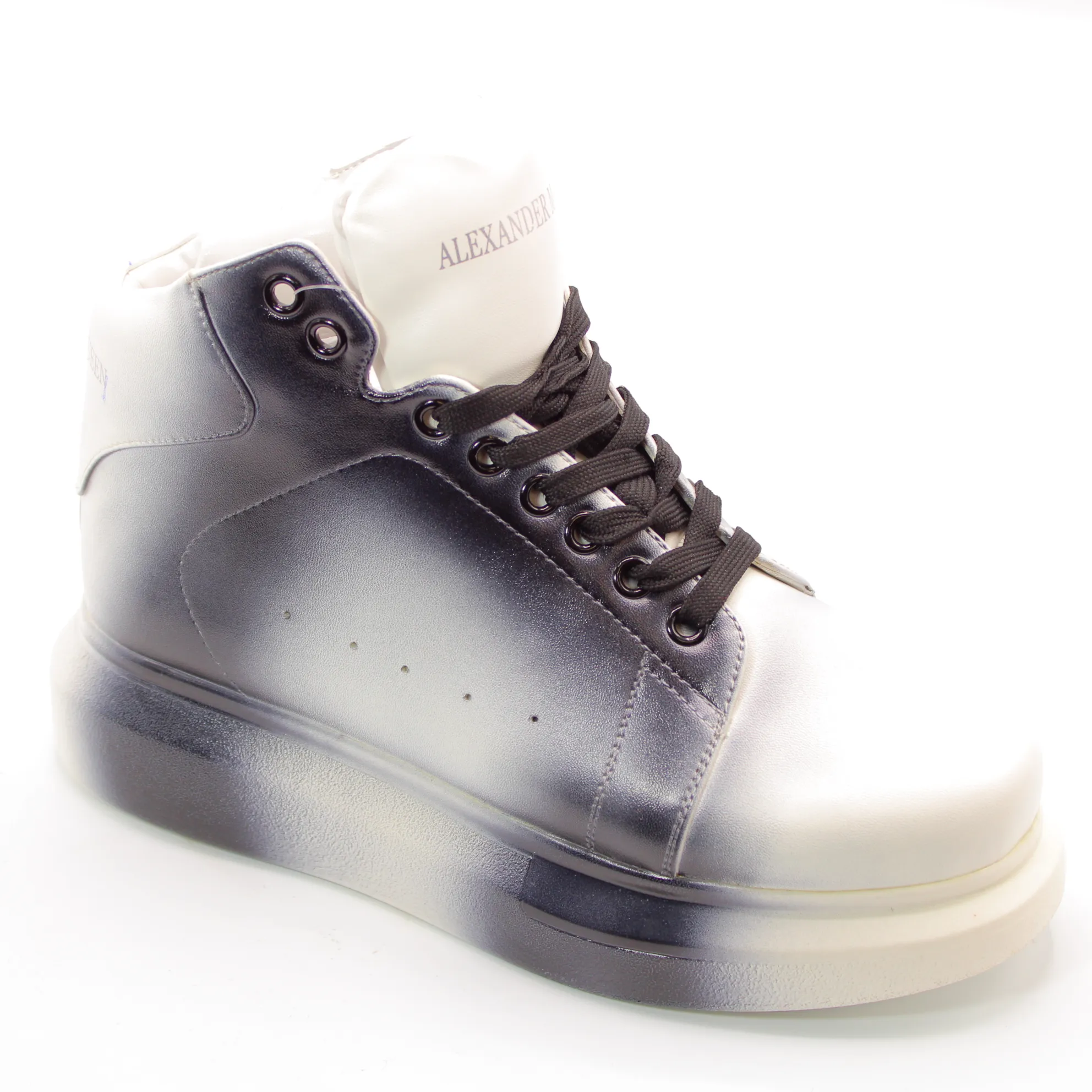 Женские весенние кроссовки серого цвета ALEXANDER MCQUEEN BS01-114