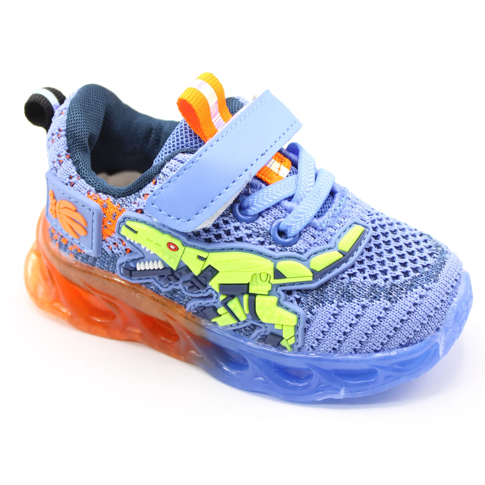 Детские весенние кроссовки голубого цвета SLV BS06-39