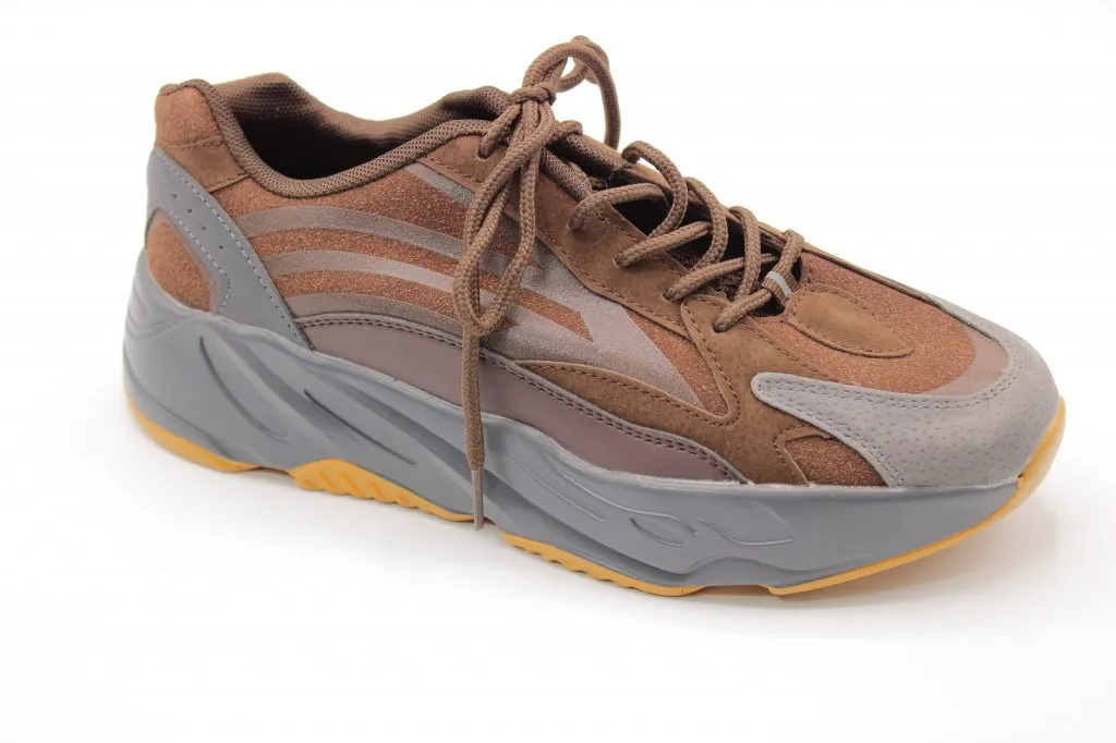 Женские осенние кроссовки коричневого цвета EX-TIM BS02-3223