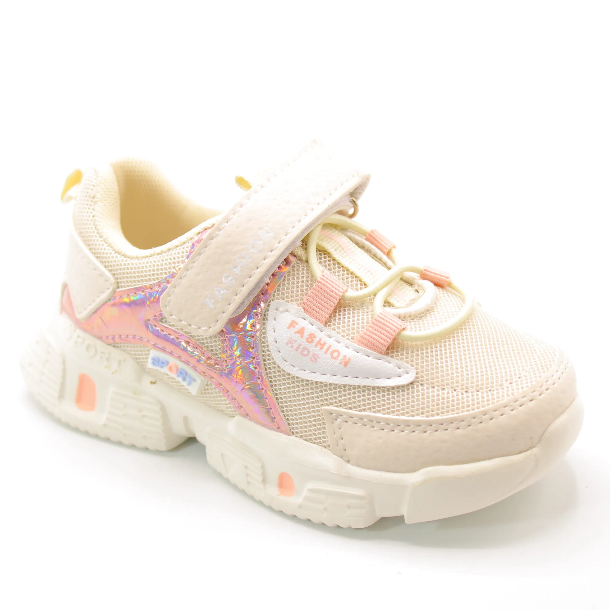 Детские весенние кроссовки бежевого цвета B&G BS03-2126