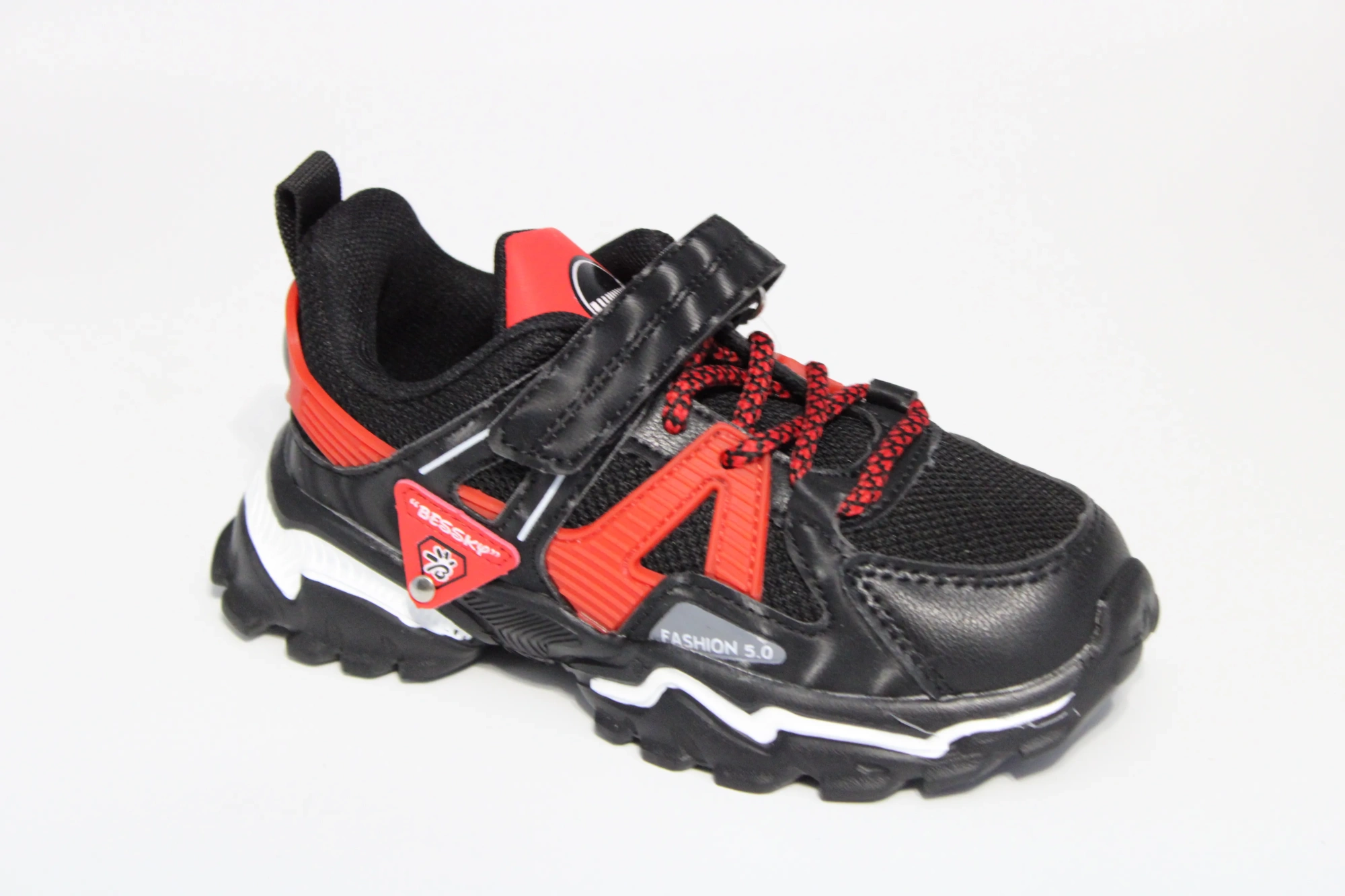 Детские весенние кроссовки черного цвета BESSKY BS03-2474