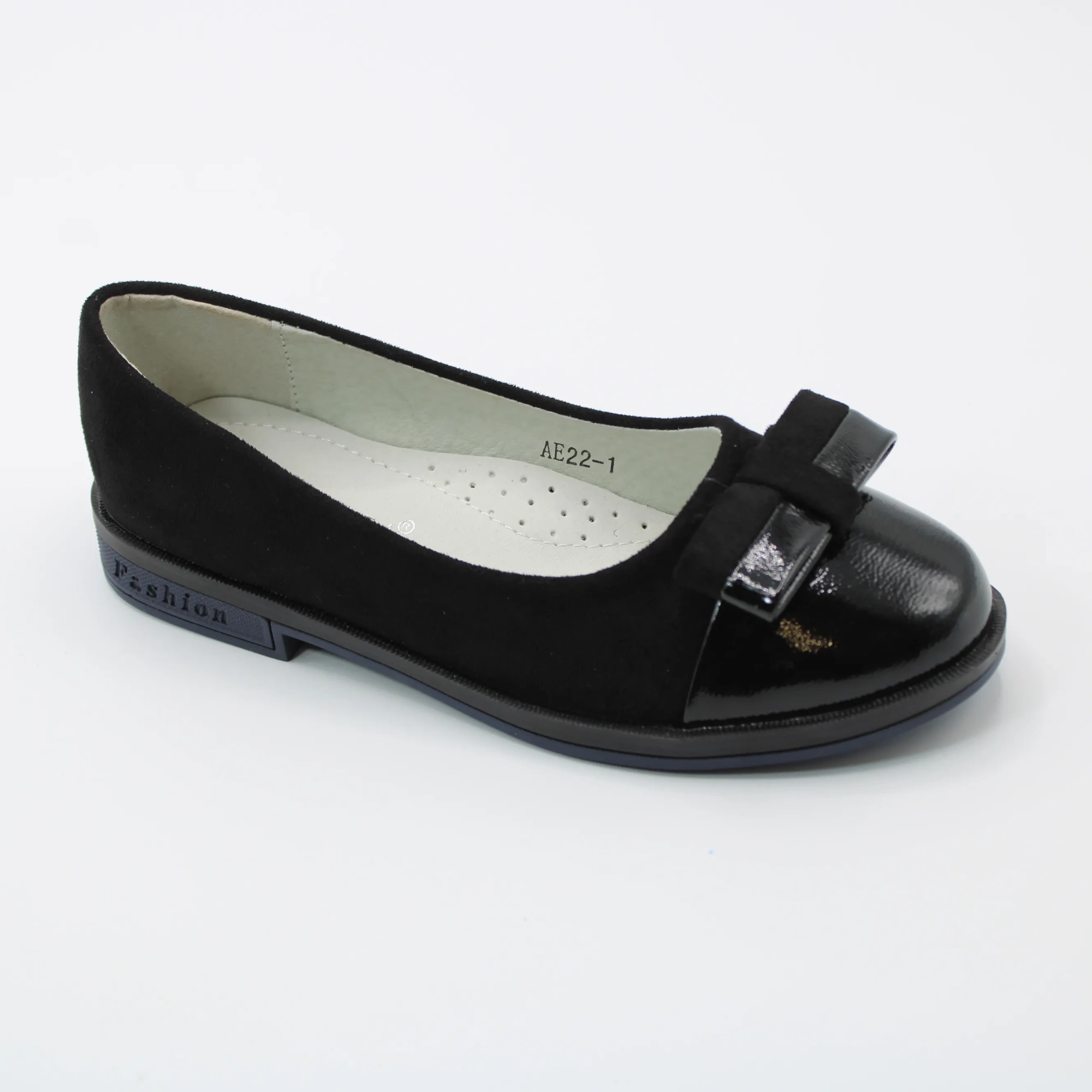 Детские летние туфли черного цвета ИРИНА BS03-2263