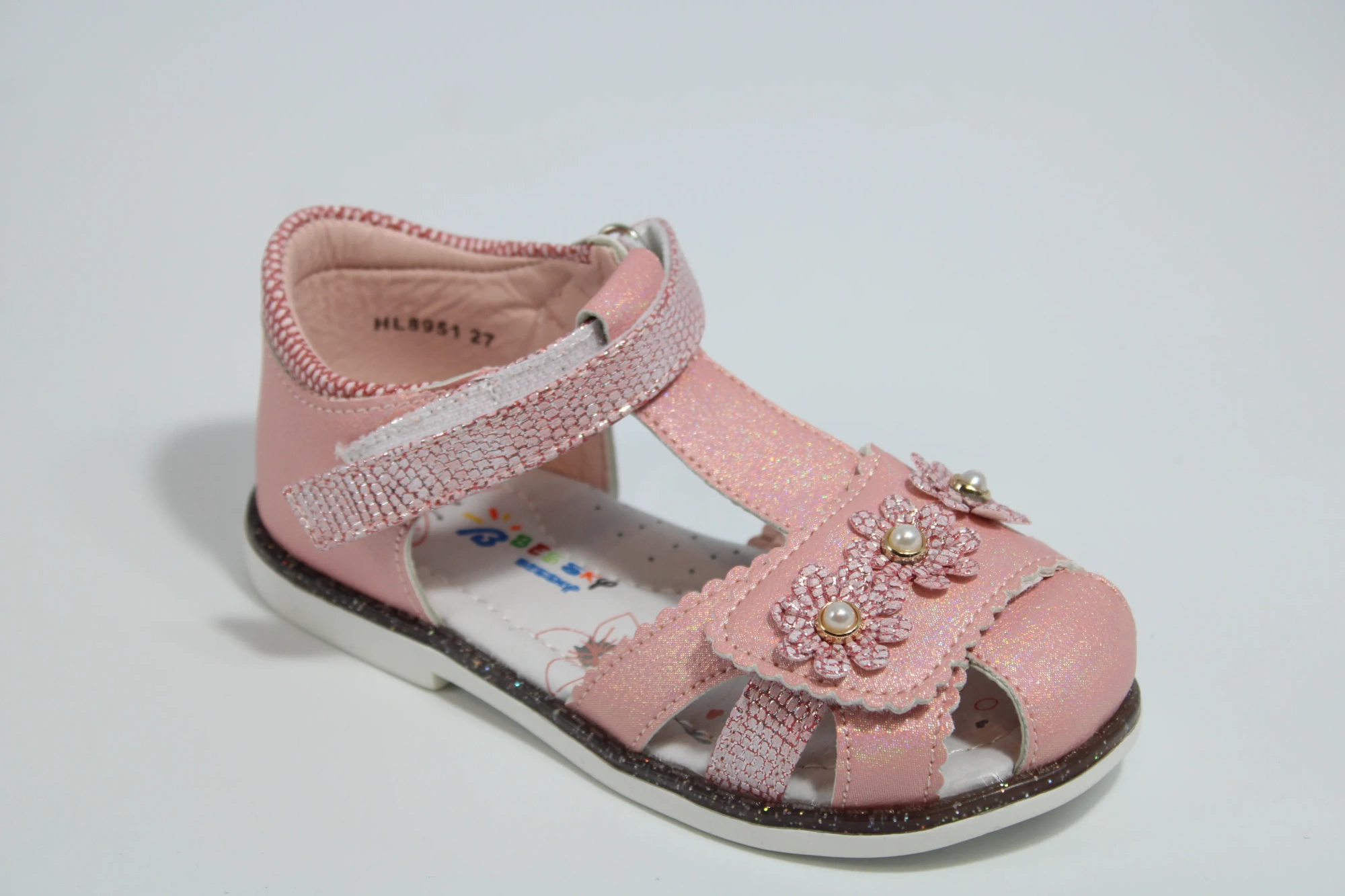 Детские летние босоножки розового цвета BESSKY BS05-14