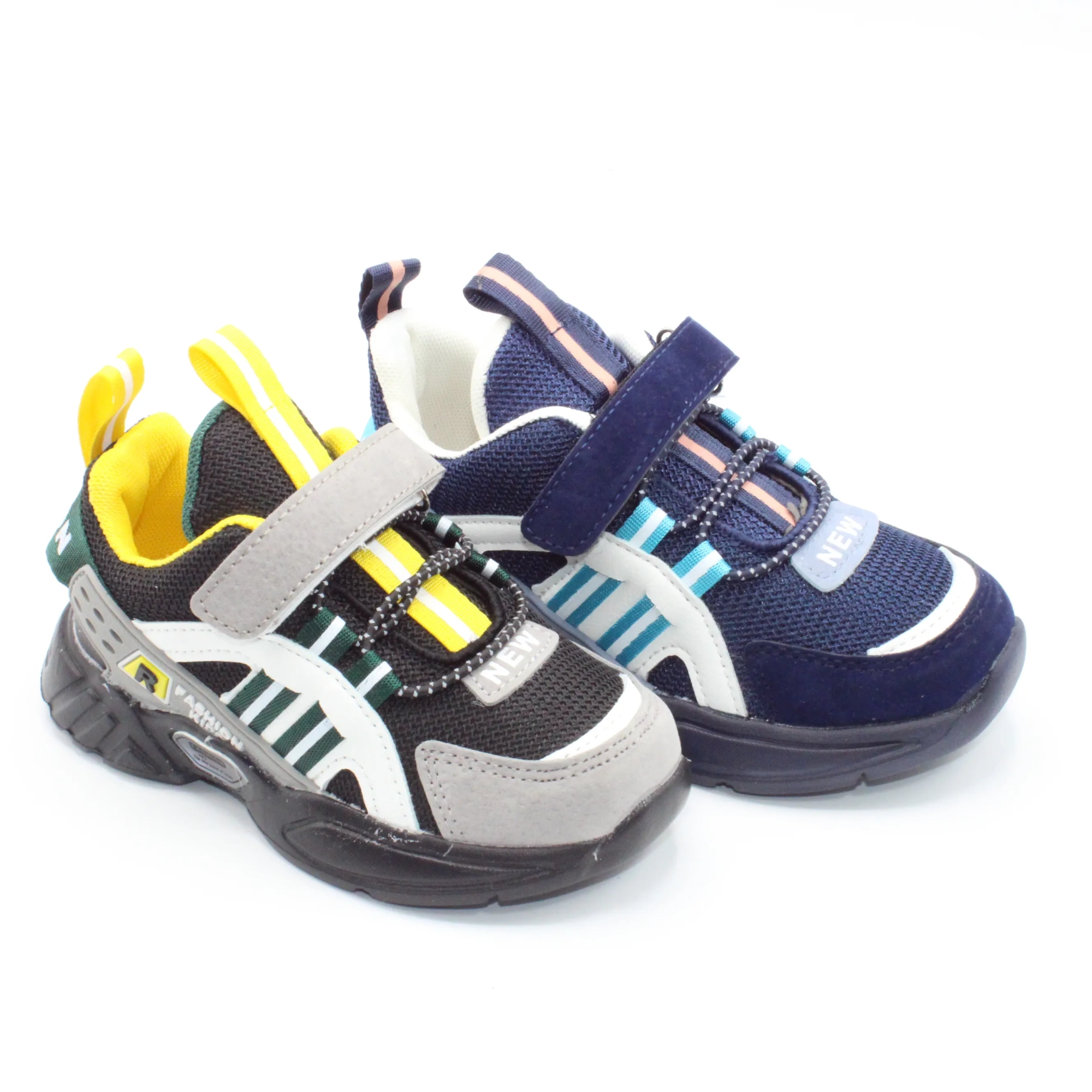 Детские весенние кроссовки черного цвета B&G BS06-631