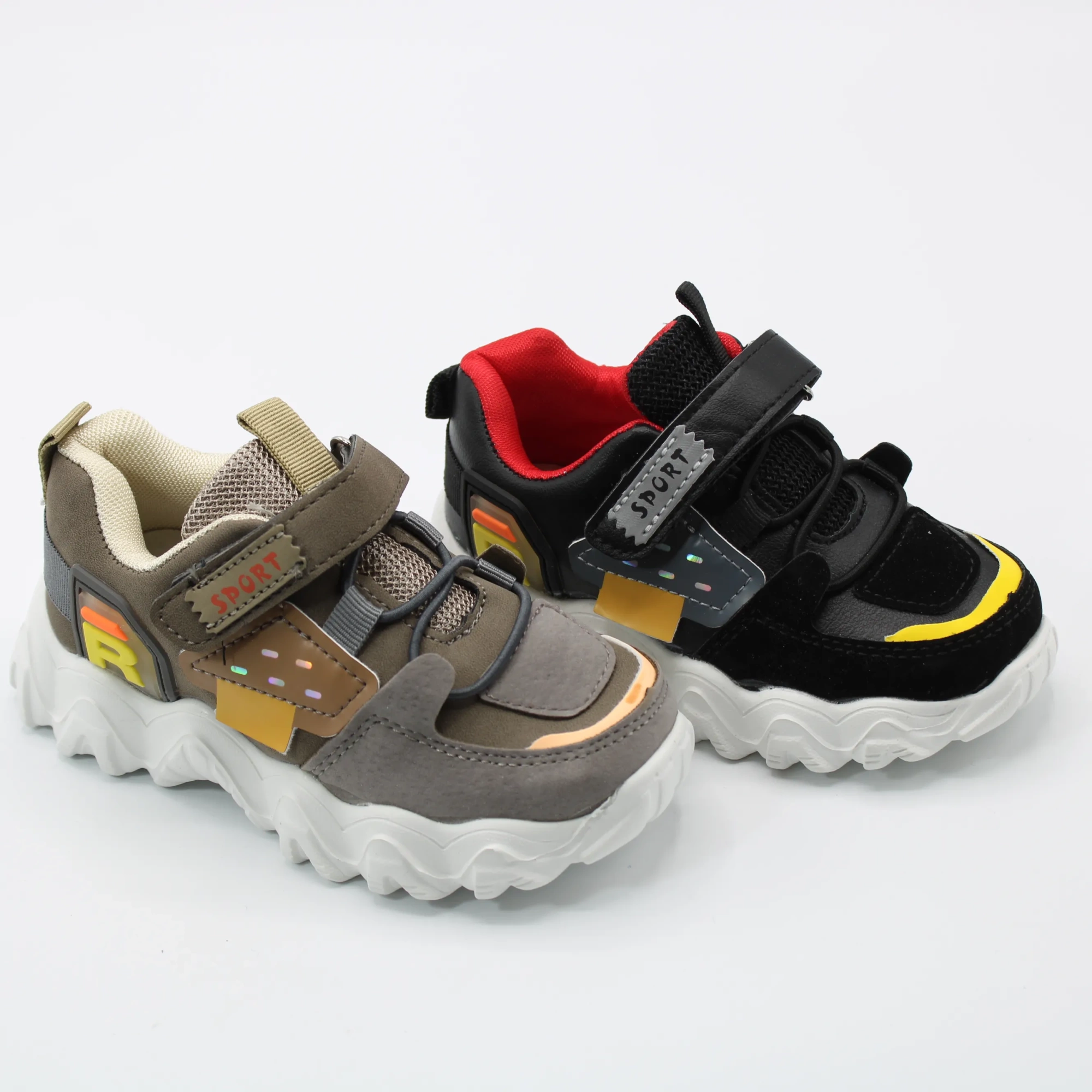 Детские осенние кроссовки черного цвета МИКАСА BS03-2358