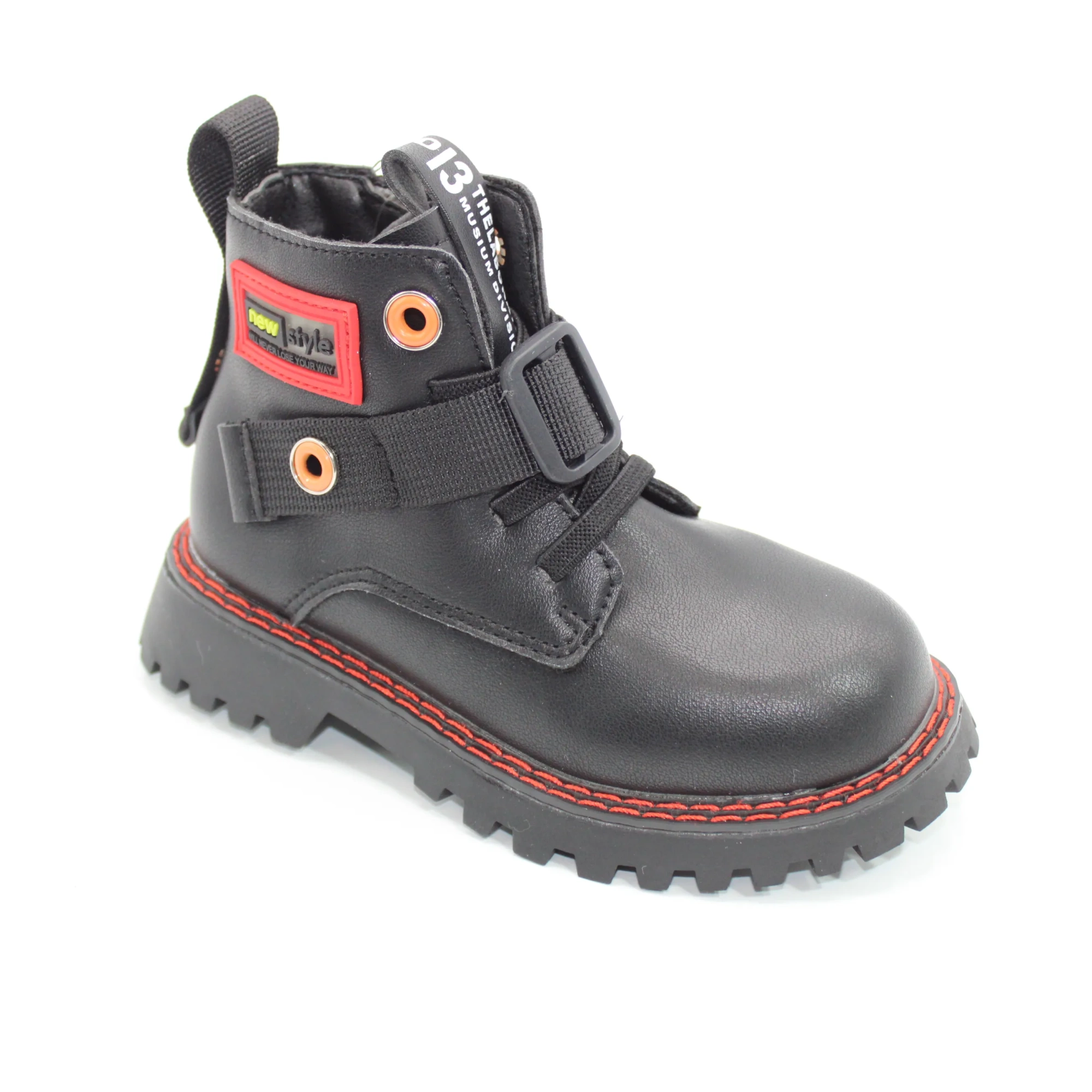 Детские ботинки черного цвета BESSKY BS06-900