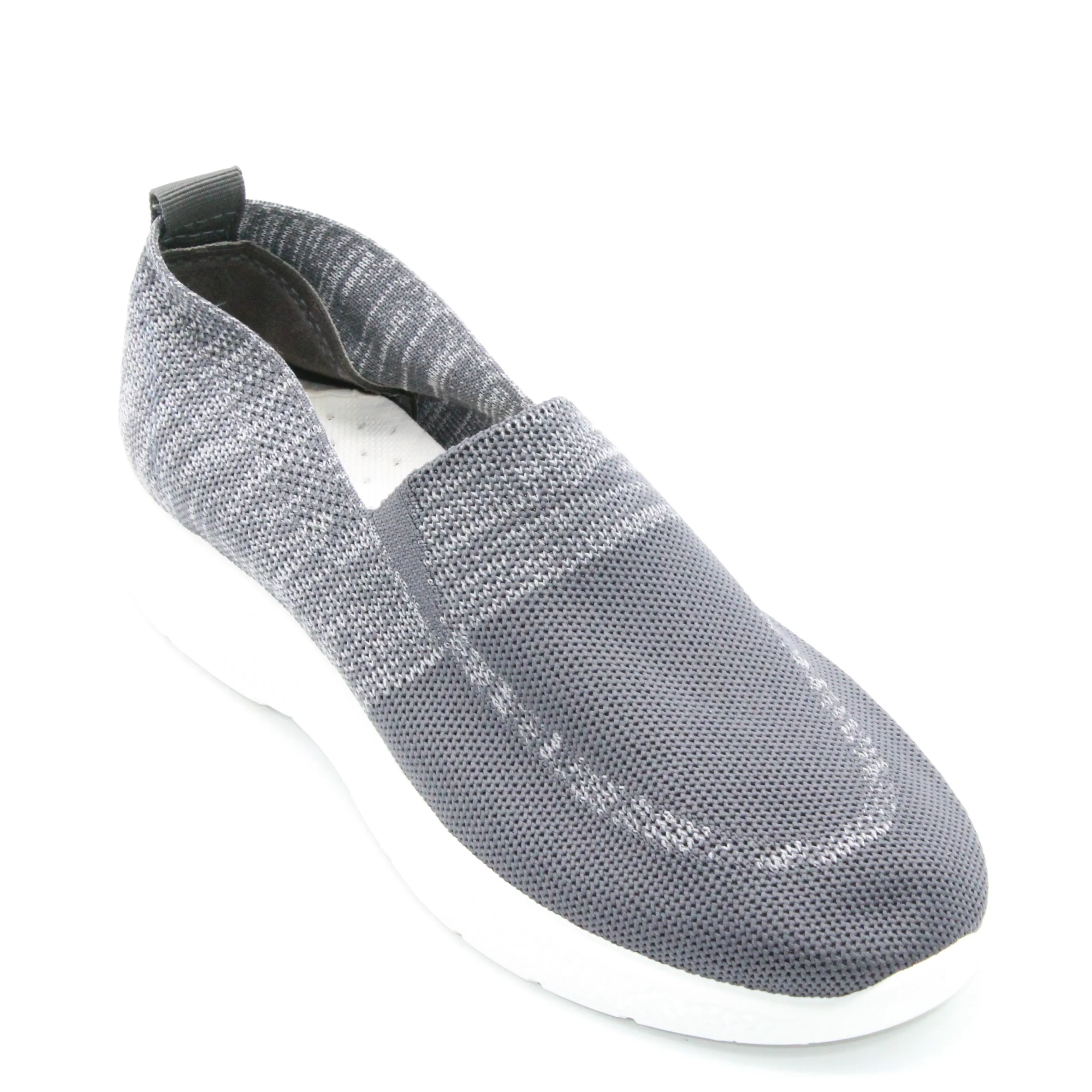 Женские весенние слипоны серого цвета SHAMILU BS01-1056