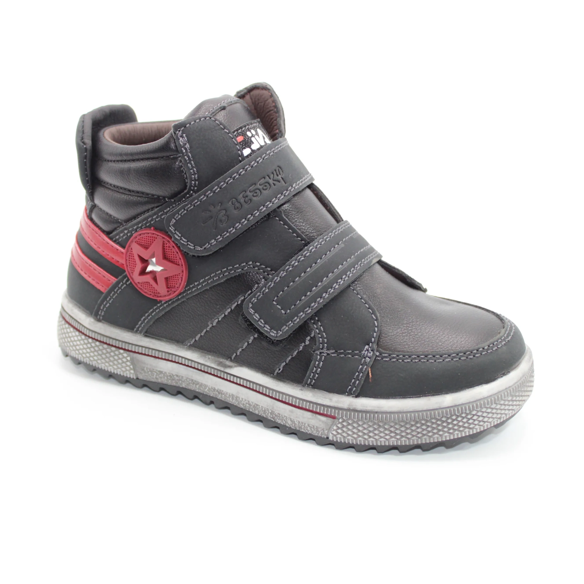 Детские ботинки черного цвета BESSKY BS05-392