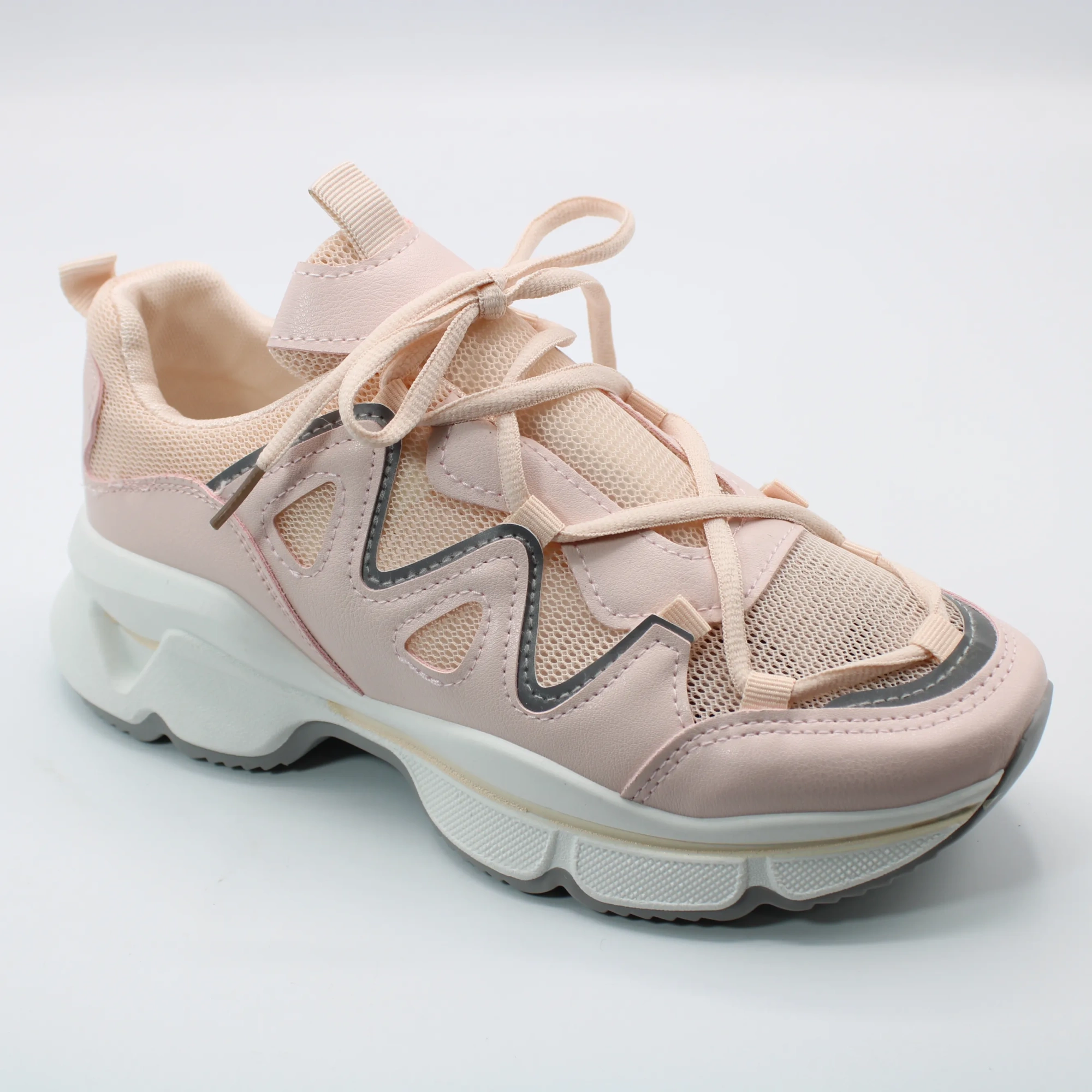 Женские весенние кроссовки розового цвета LUTA BS02-688