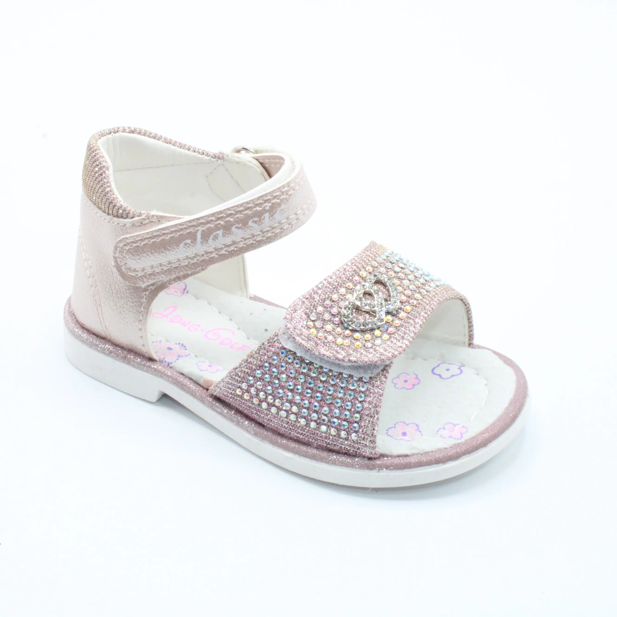 Детские весенние босоножки розового цвета JONG.GOLF BS05-118