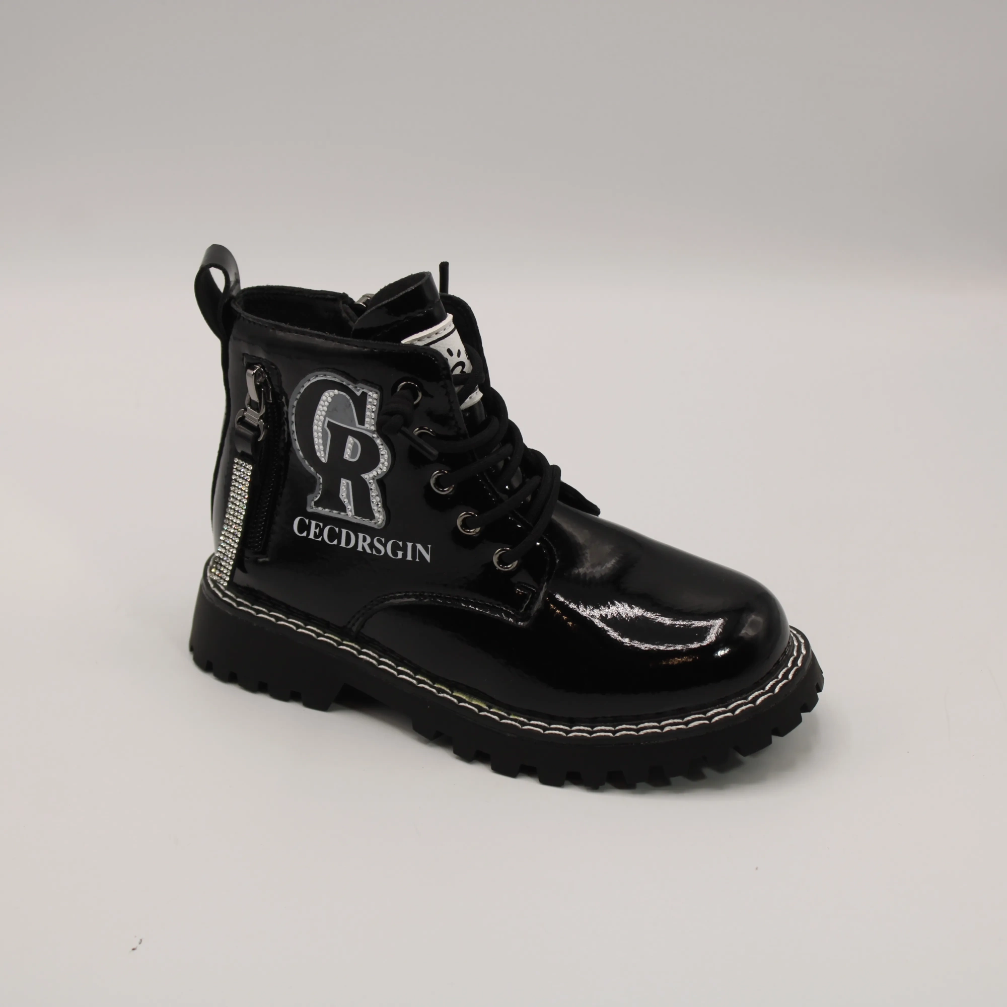 Детские ботинки черного цвета BESSKY BS06-1669