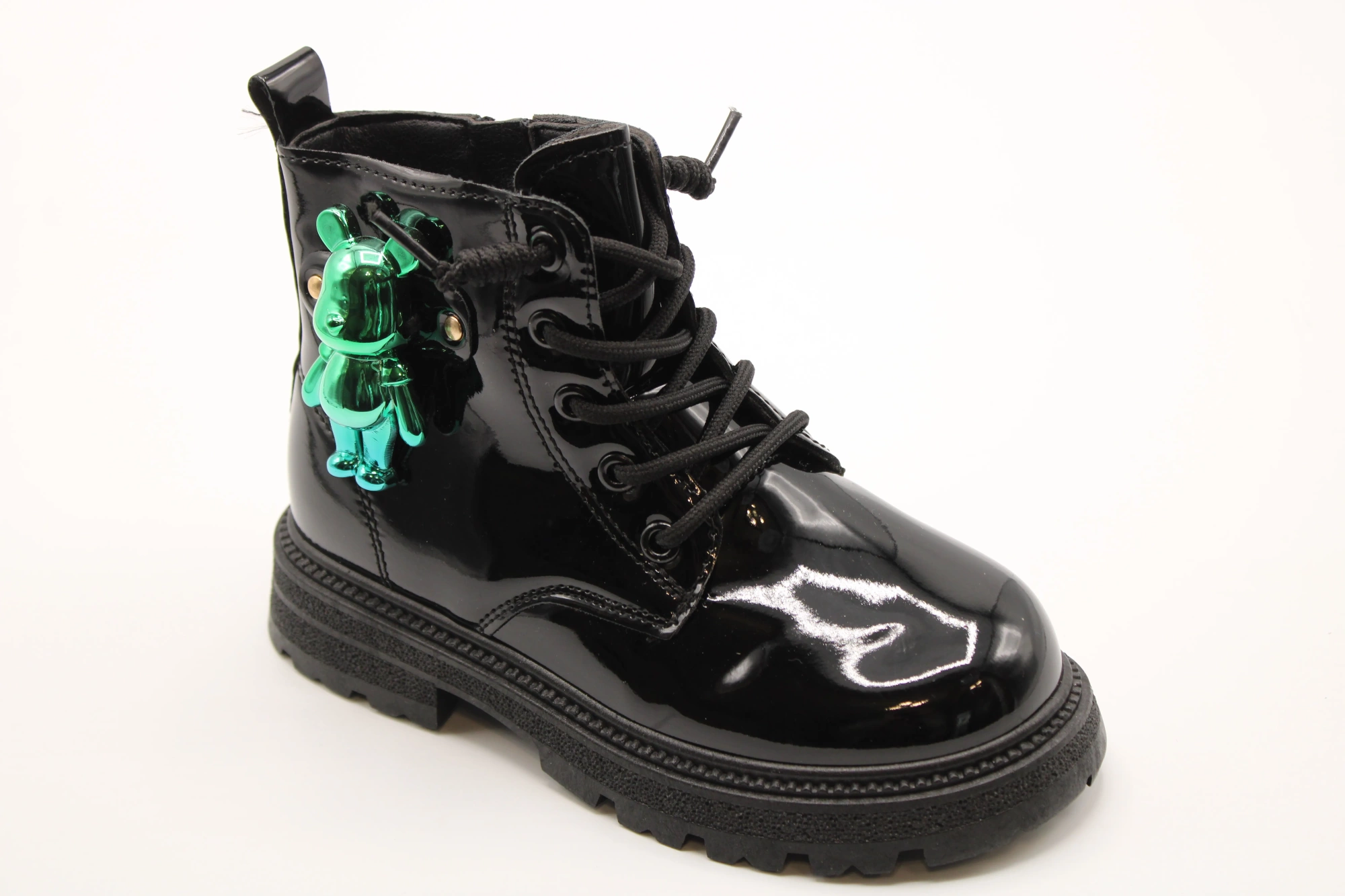 Детские ботинки черного цвета М+Д BS05-885